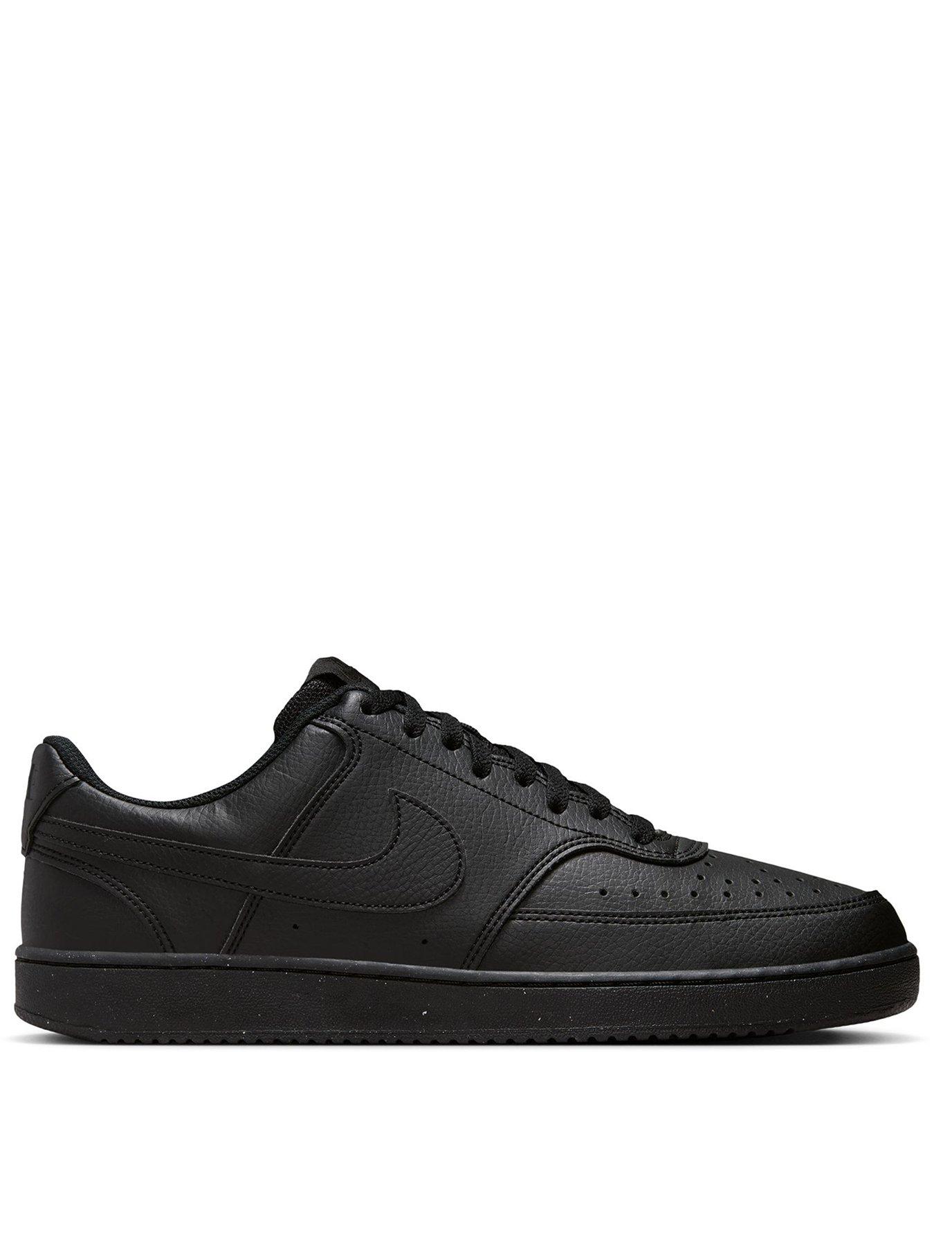 Nike Men's Court Vision Low Next Nature Trainers - Black