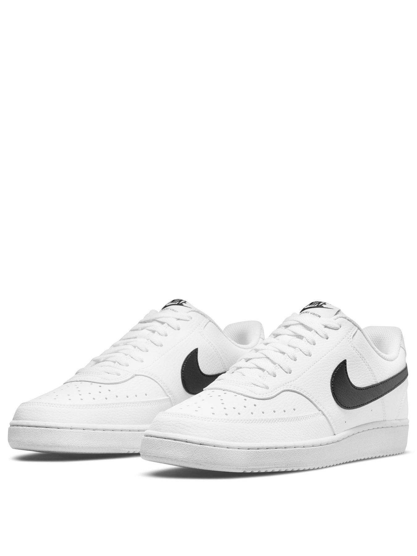 Image 2 of 8 of Nike Men's Court Vision Low Next Nature Trainers - White
