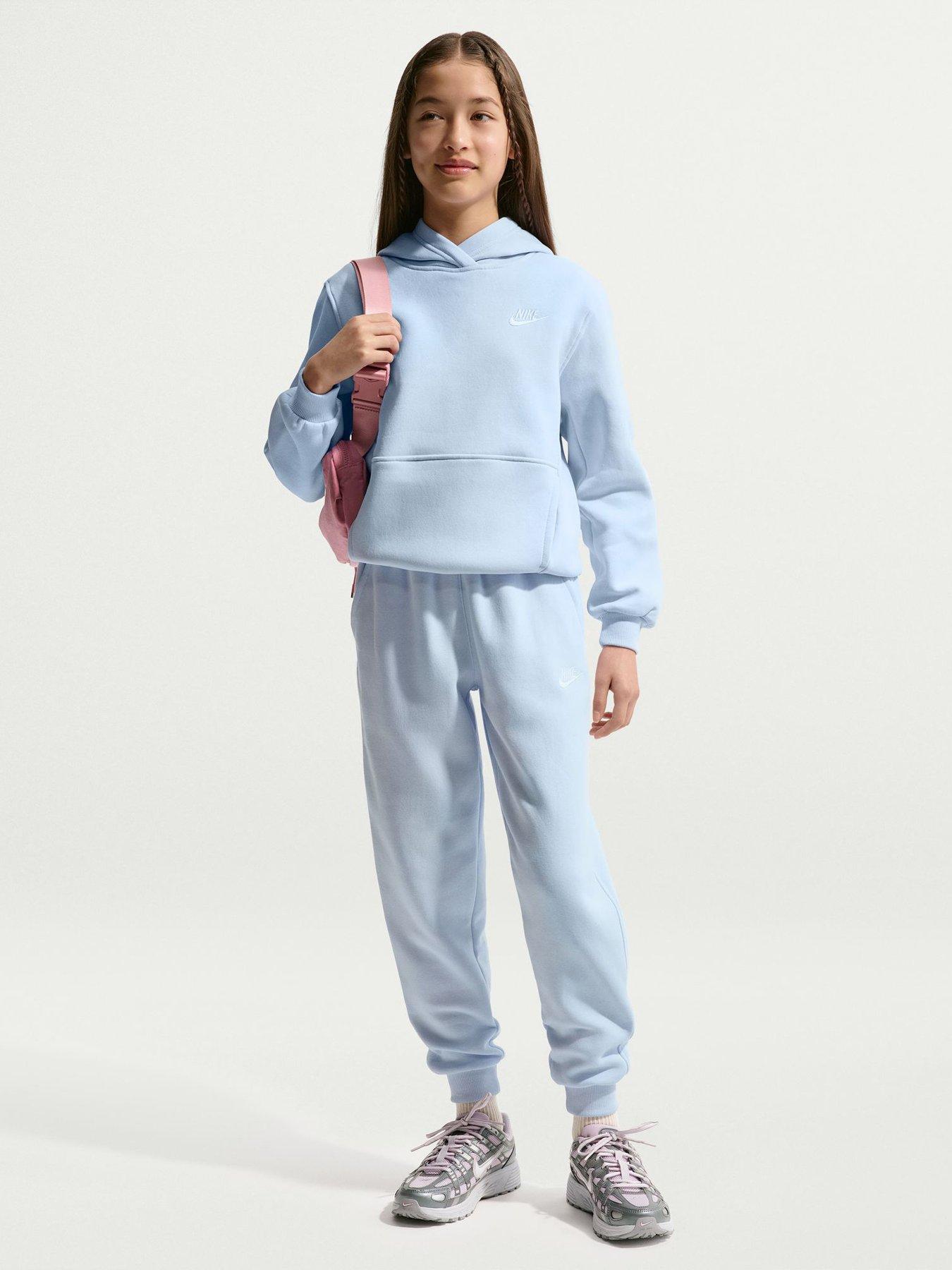 Nike Big Kids Sportswear Club Pullover Hoodie - Blue