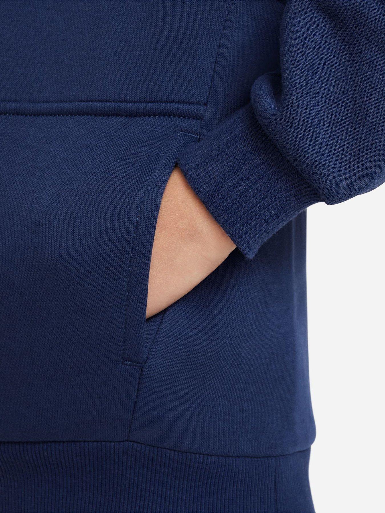 Image 5 of 5 of Nike Big Kids Sportswear Club Pullover Hoodie - Navy
