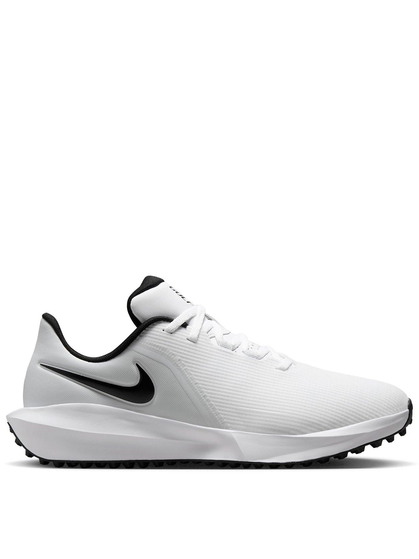 Nike Mens Golf Infinity Golf Shoes - White