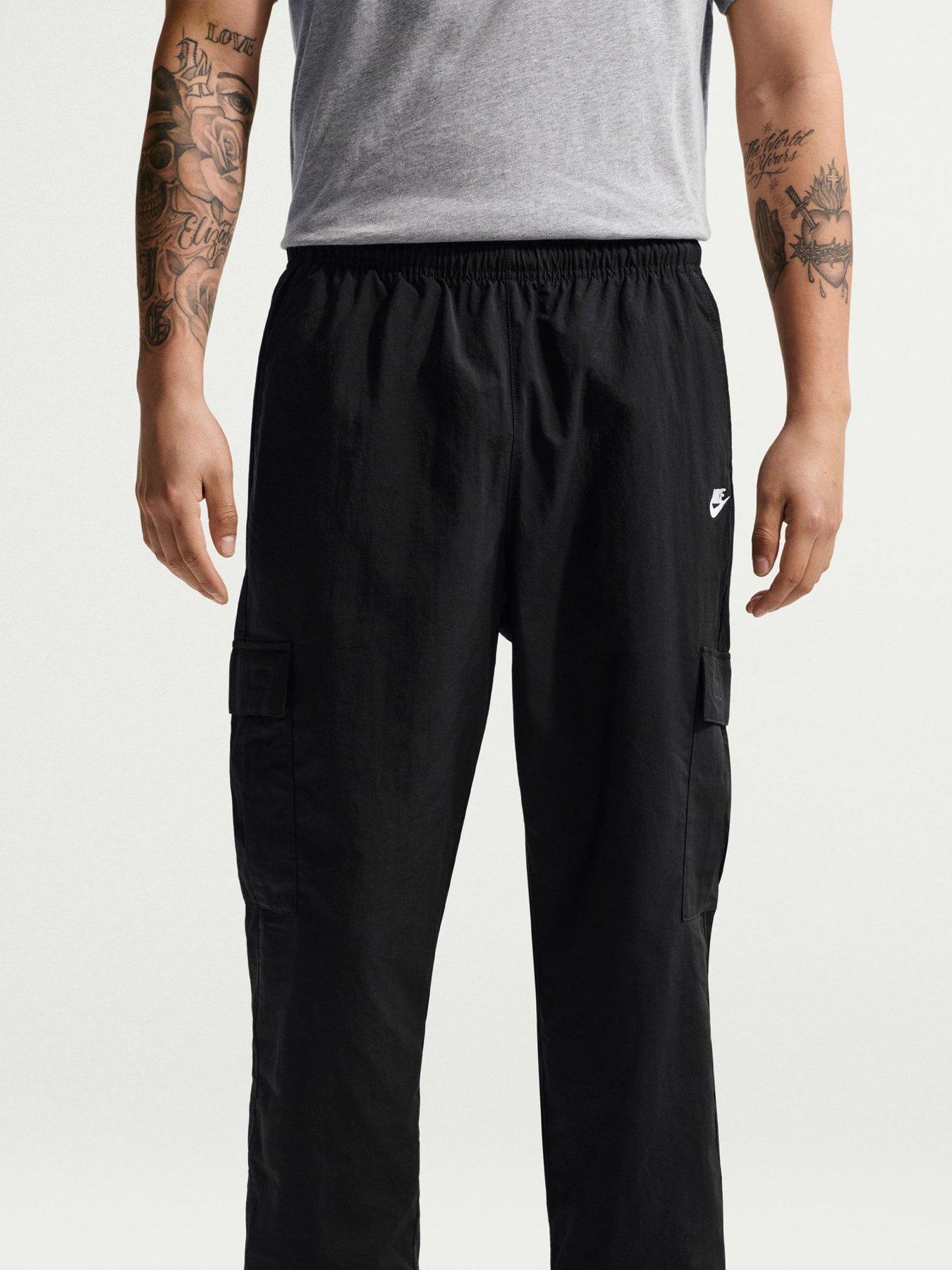 Nike Mens Club Woven Cargo Pants - Black
