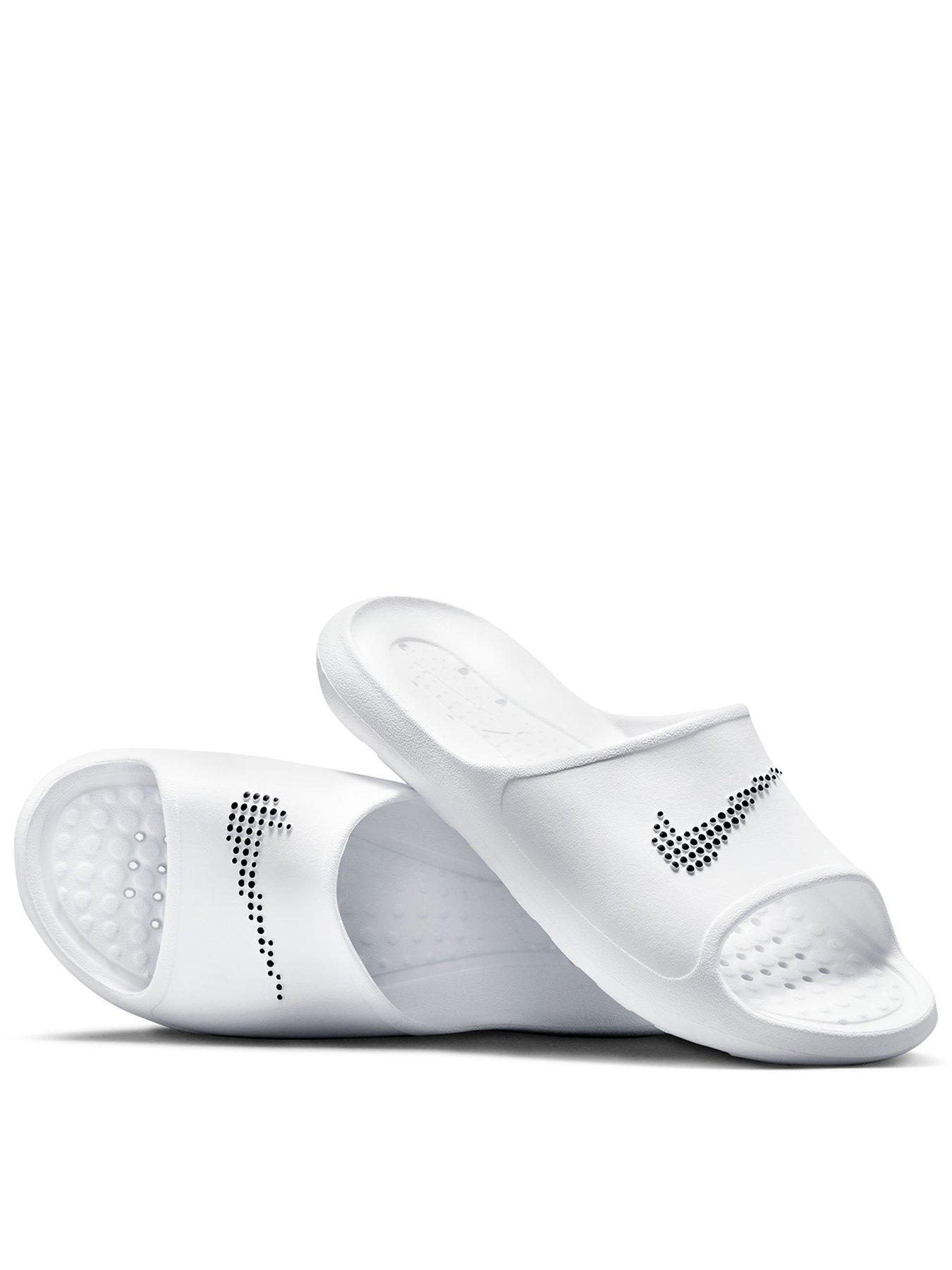 Nike Mens Victori One Slides - White