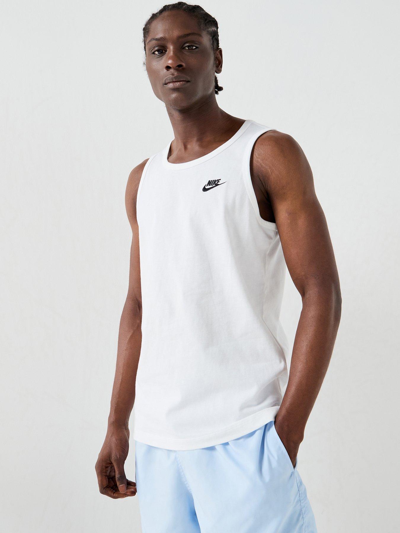 Nike Mens Sportswear Club Tank Top - White