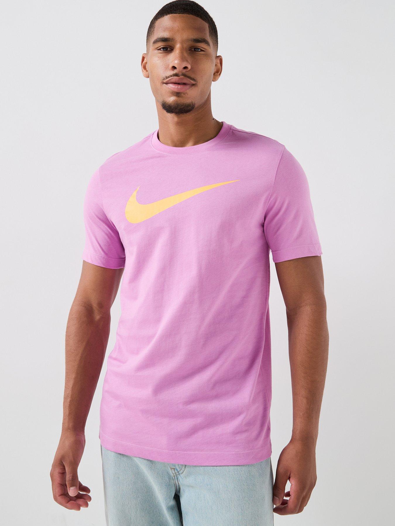 Nike Mens Sportswear Icon Swoosh T-Shirt - Purple