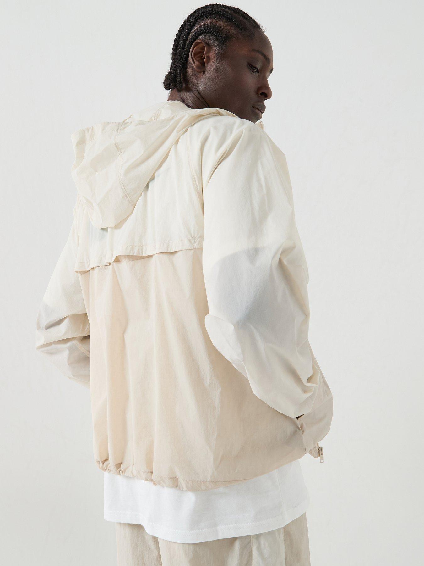 Image 2 of 6 of Nike Mens Windrunner Lightweight Unlined UV Jacket - White