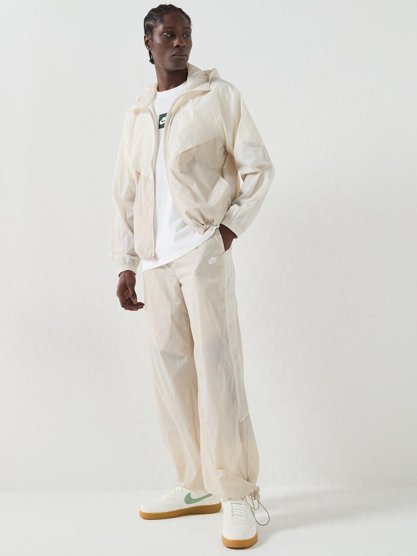 Image 3 of 6 of Nike Mens Windrunner Lightweight Unlined UV Jacket - White