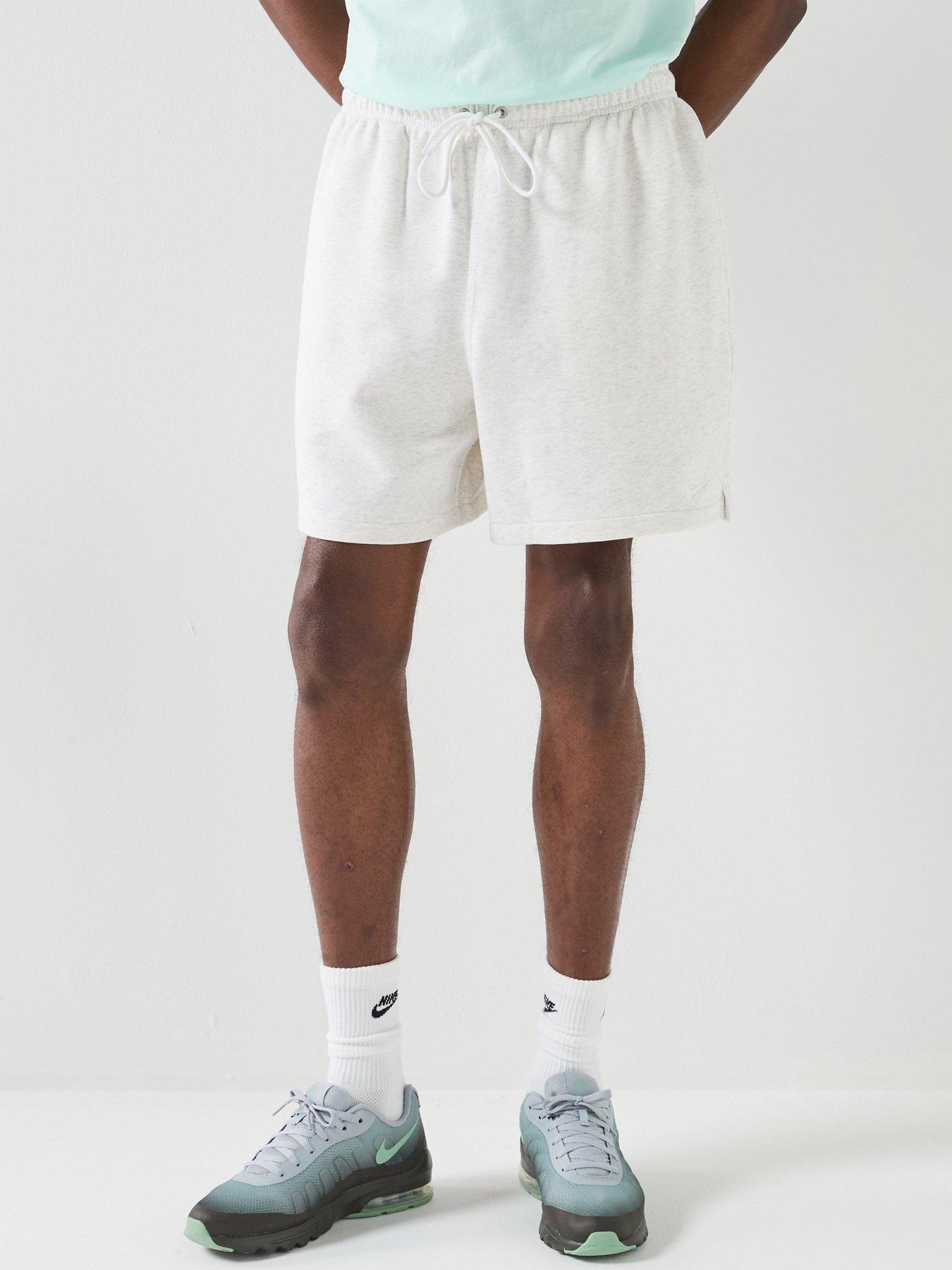Nike Mens Club French Terry Flow Shorts - Grey