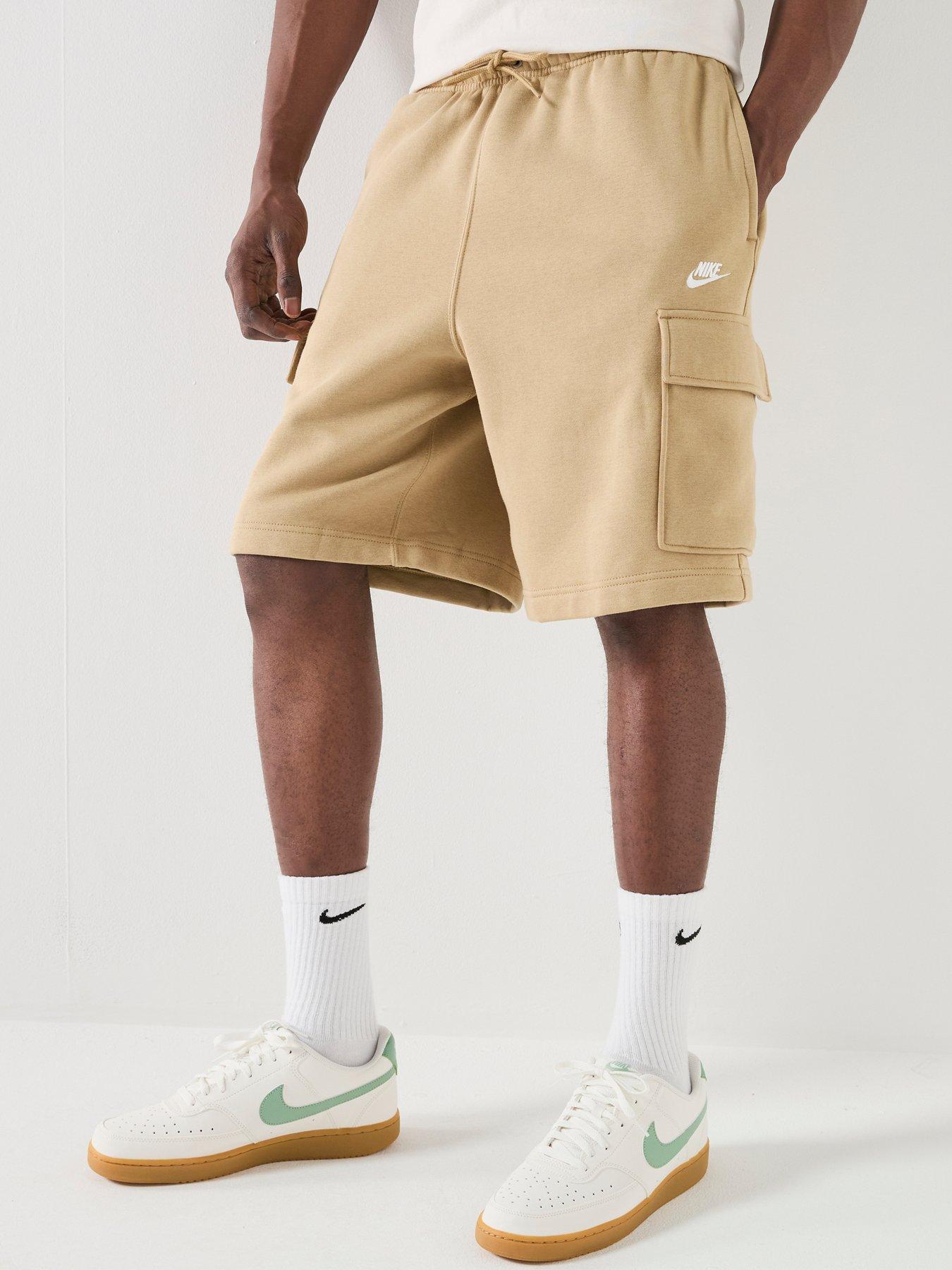 Image 1 of 7 of Nike Mens Club Cargo Shorts - Beige