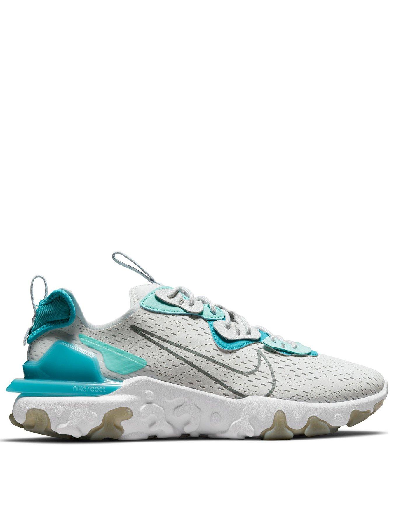 front image of nike-mens-react-vision-trainers-grey