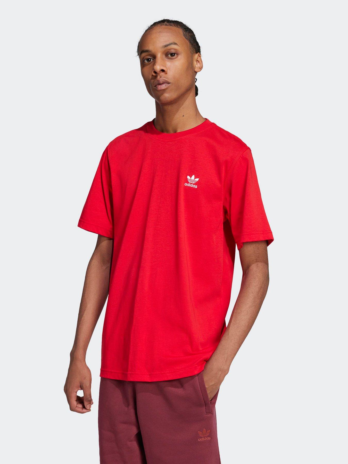 adidas Originals Men's Trefoil Essentials T-Shirt - Red