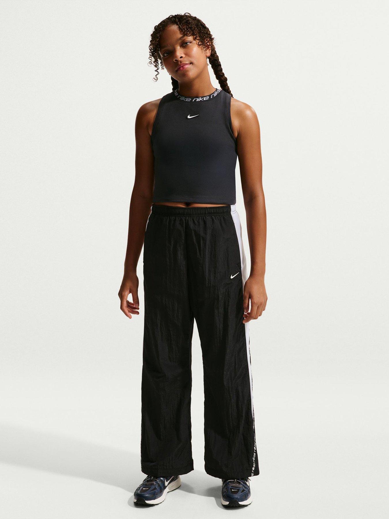 Nike Big Kids Girls Sportswear Dri-FIT Tank Top - Black