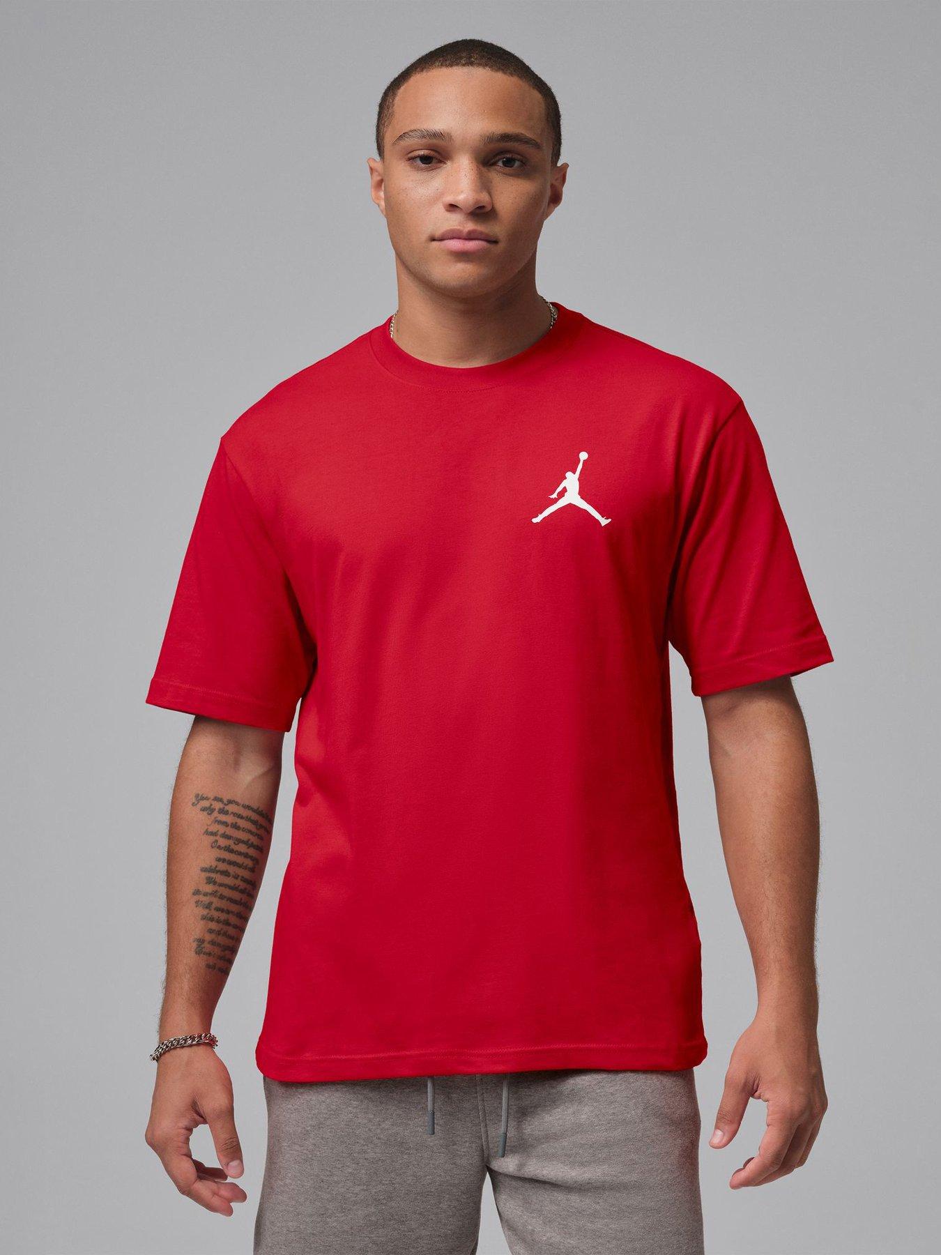 Jordan Nike Mens Jumpman T-Shirt - Red