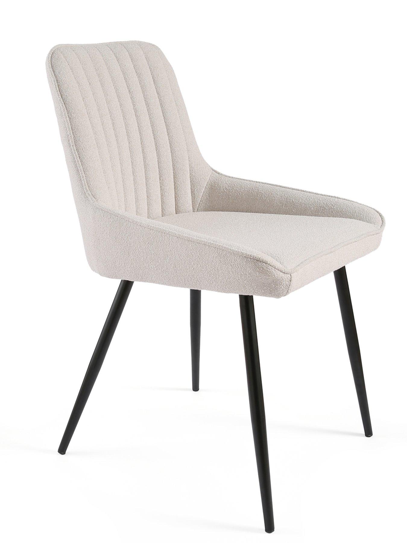 Image 3 of 6 of The Very Collection Alisha Standard Pair Of Dining Chairs - Natural/Black - FSC&reg; Certified