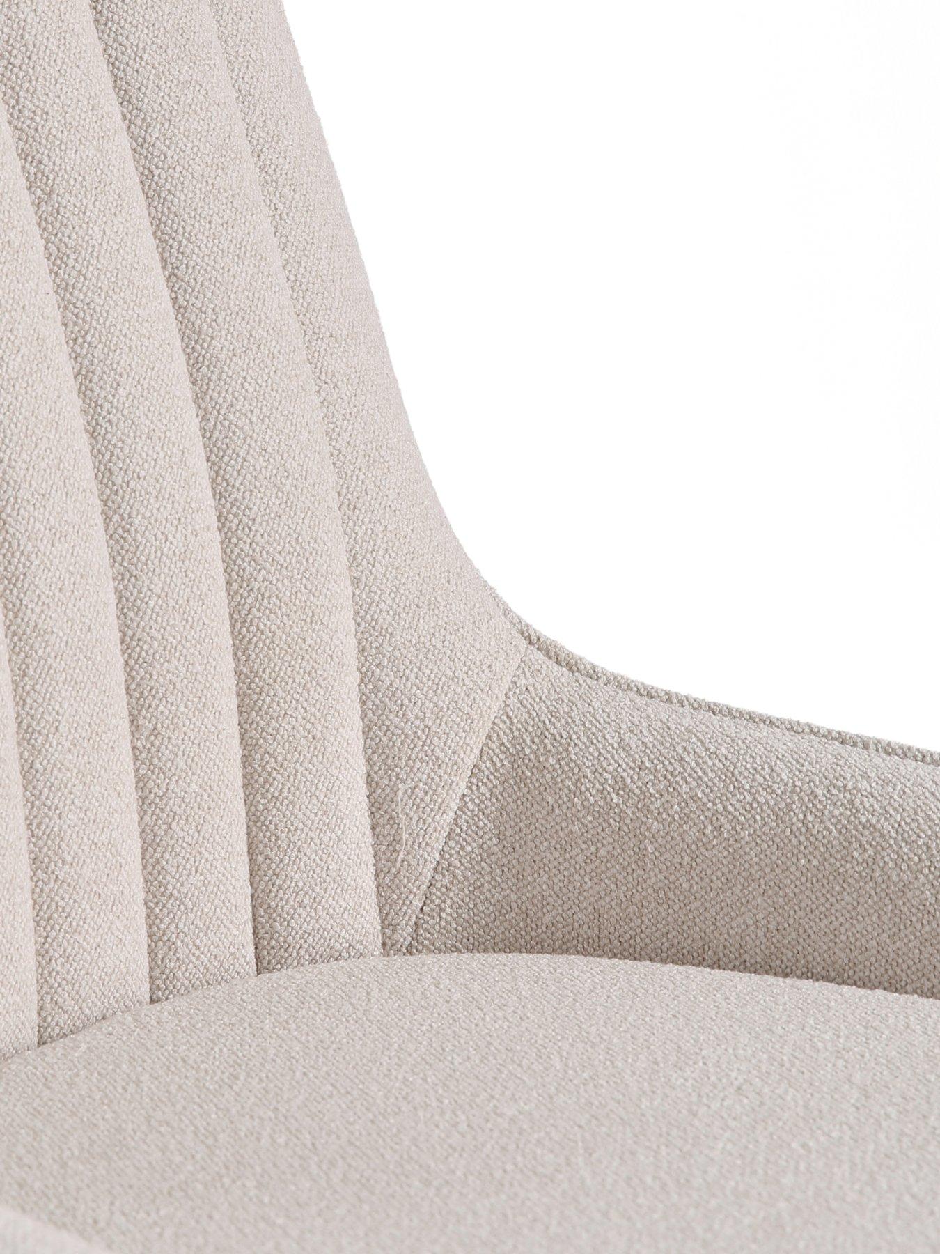 Image 4 of 6 of The Very Collection Alisha Standard Pair Of Dining Chairs - Natural/Black - FSC&reg; Certified