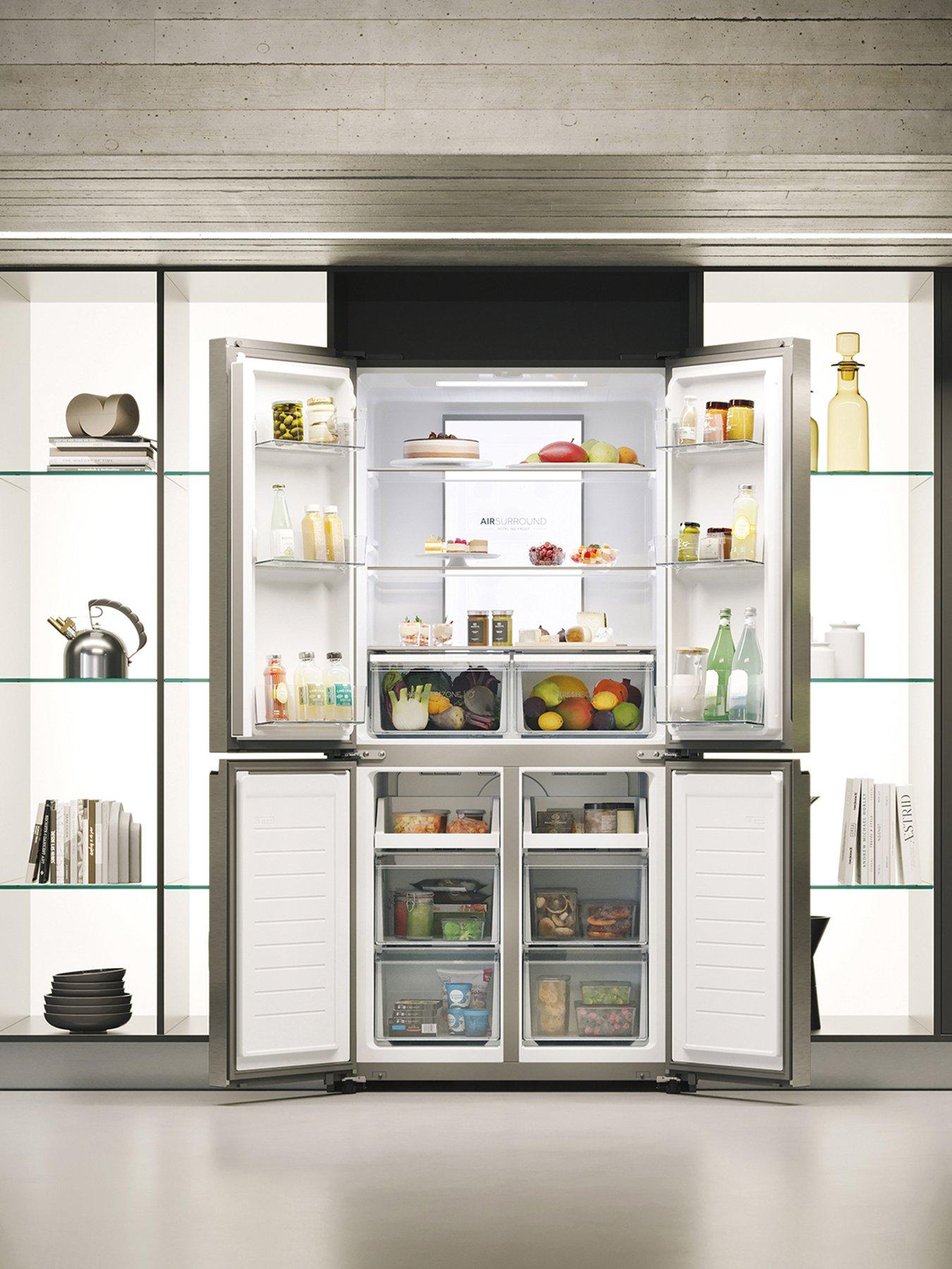 Image 2 of 6 of Haier HCR7818DNMM Total no Frost American Fridge Freezer Inox