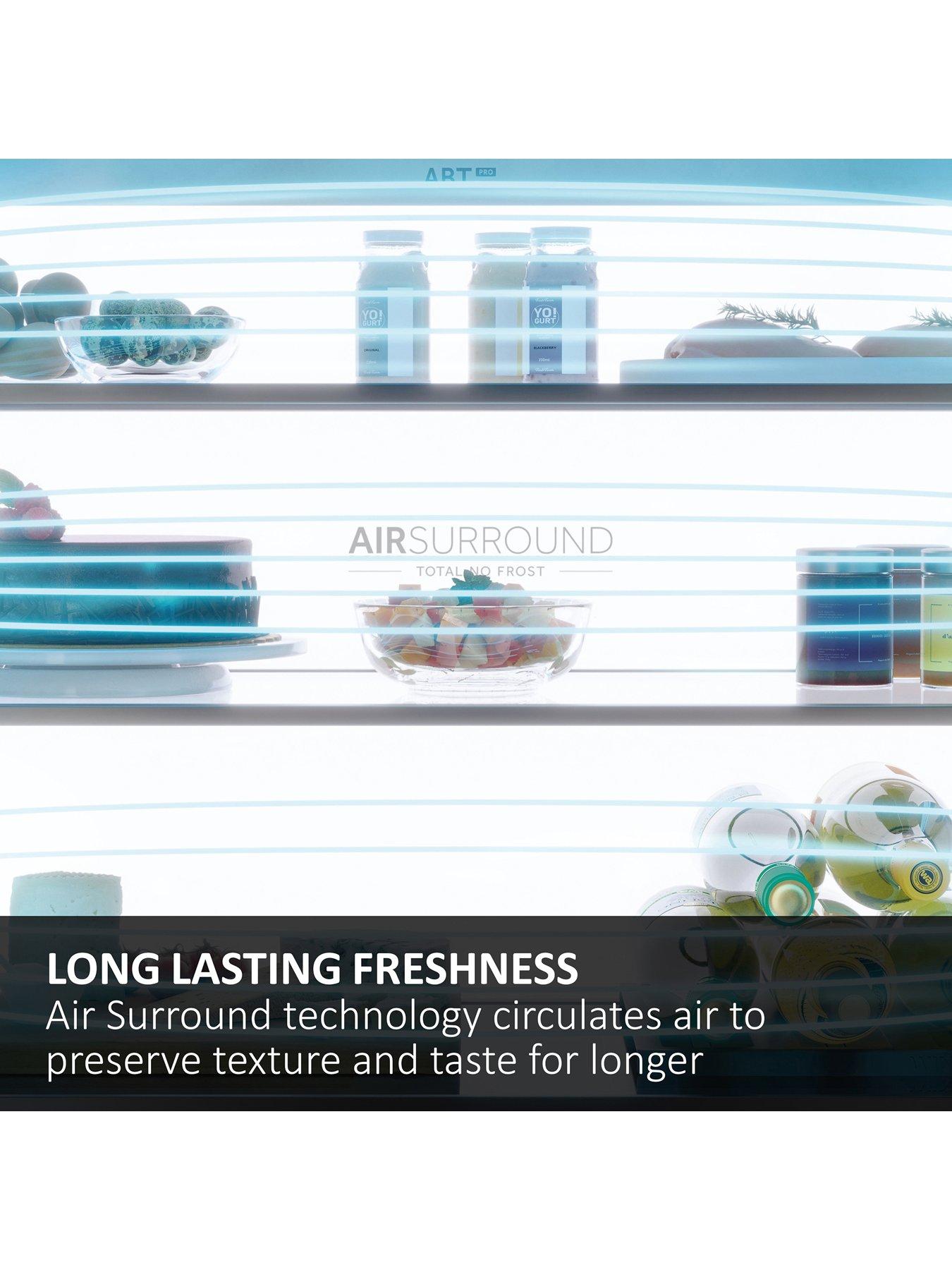 Image 3 of 6 of Haier HCR7818DNMM Total no Frost American Fridge Freezer Inox