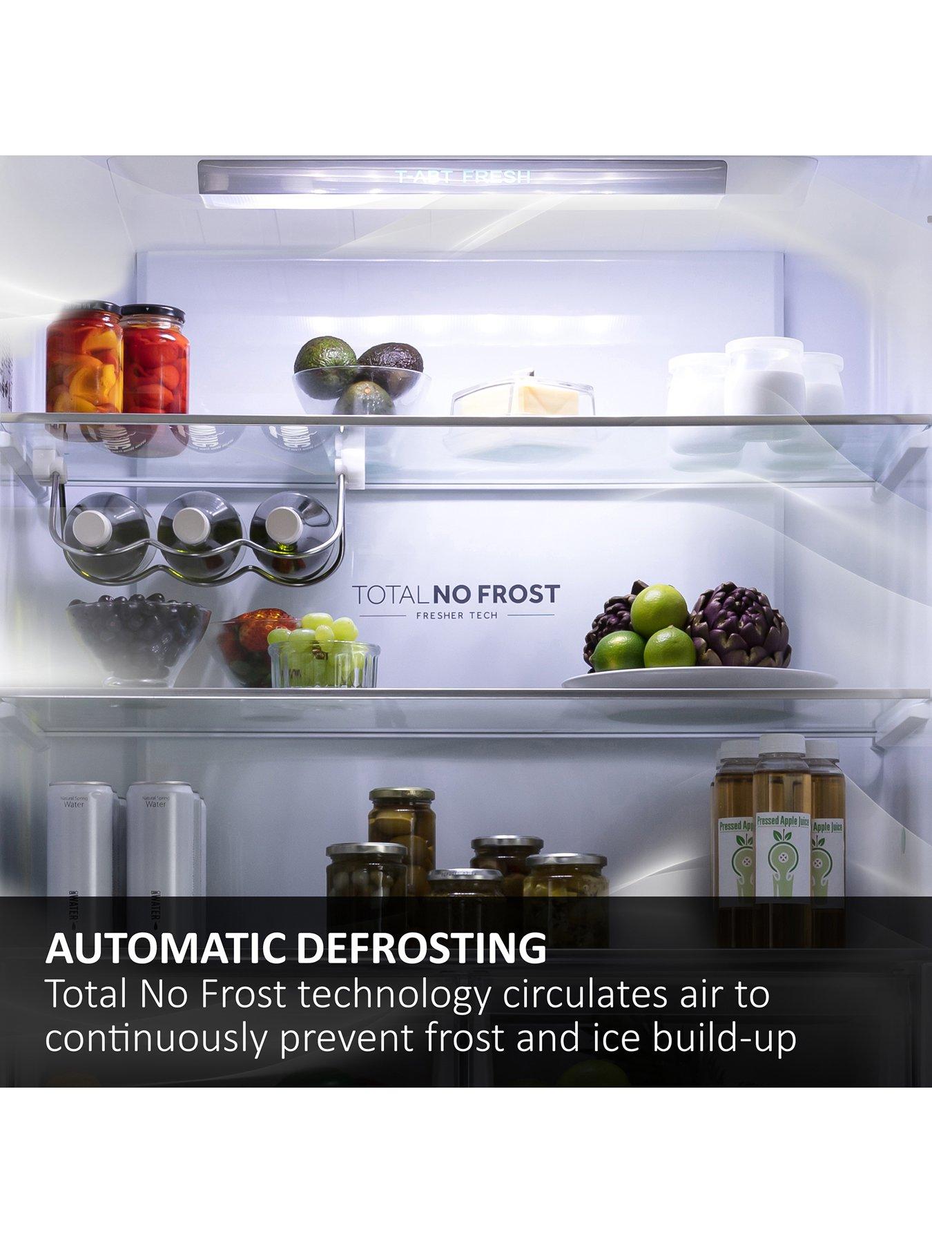 Image 6 of 6 of Haier HCR7818DNMM Total no Frost American Fridge Freezer Inox