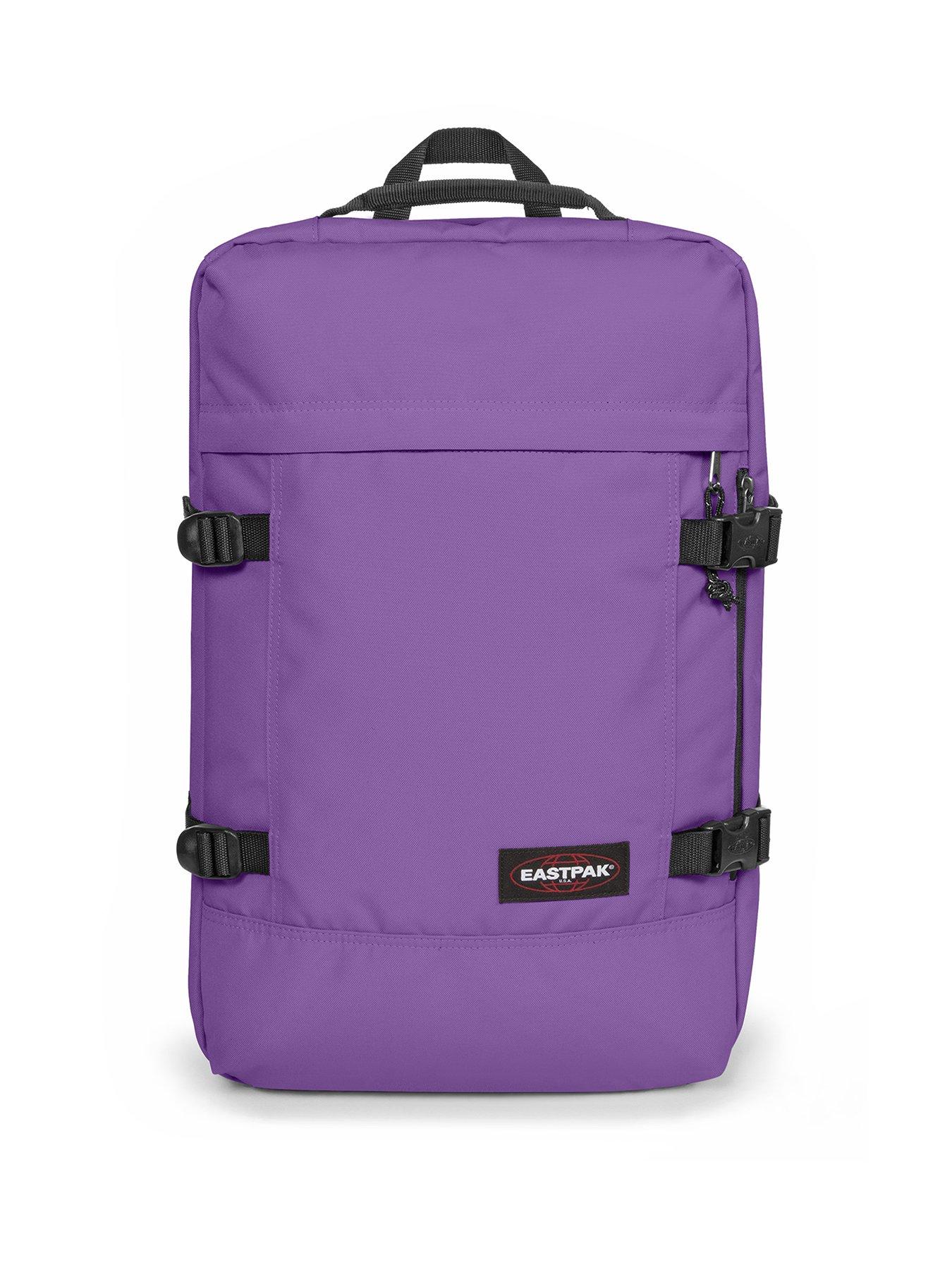  image of eastpak-travel-pack-backpack-vineyard-purple