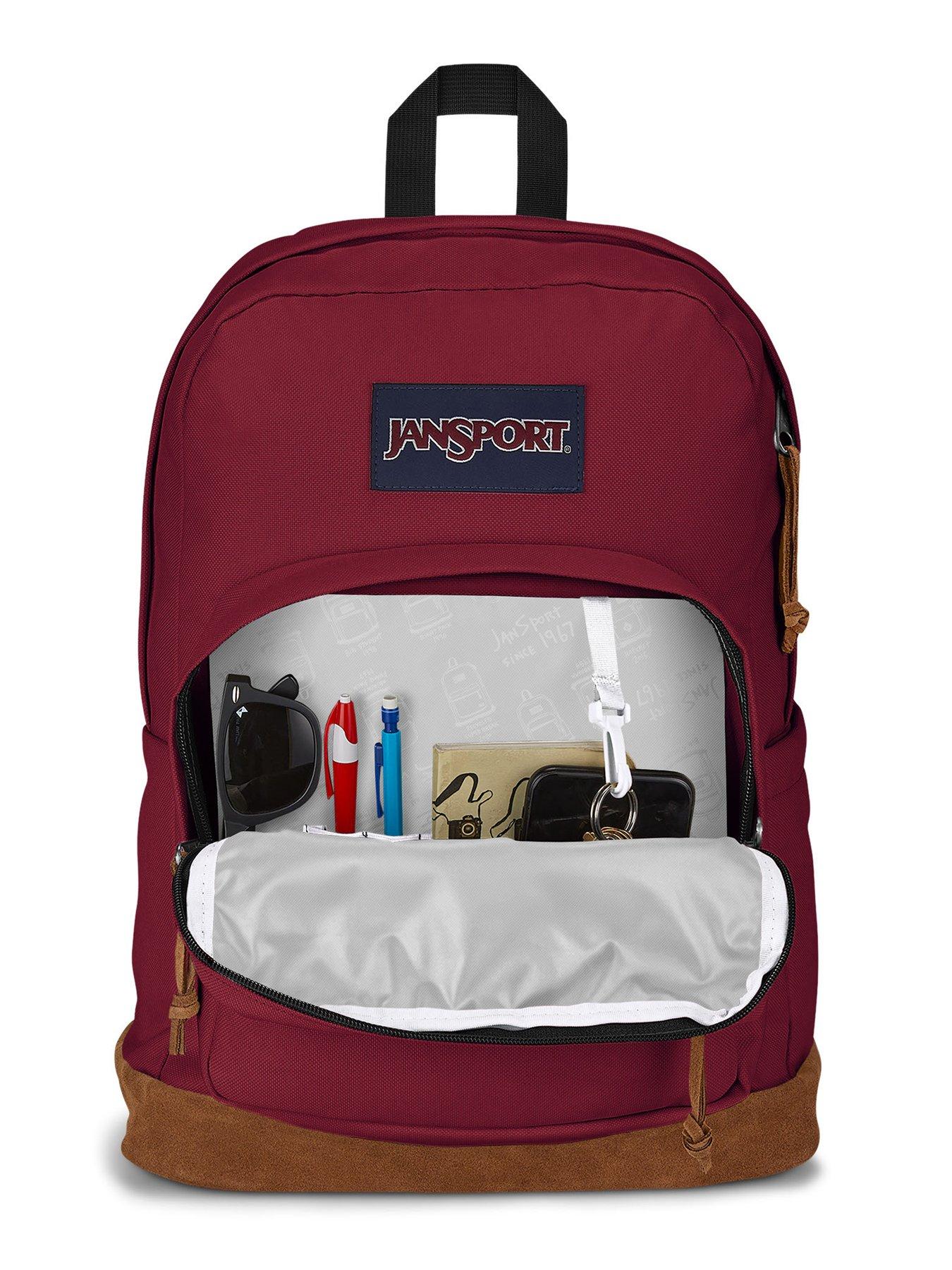  image of jansport-right-pack-backpack-burgundy