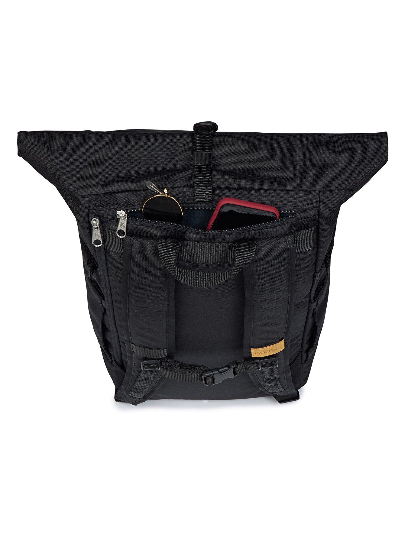 Image 6 of 7 of JanSport HATCHET ROLLTOP BACKPACK - BLACK
