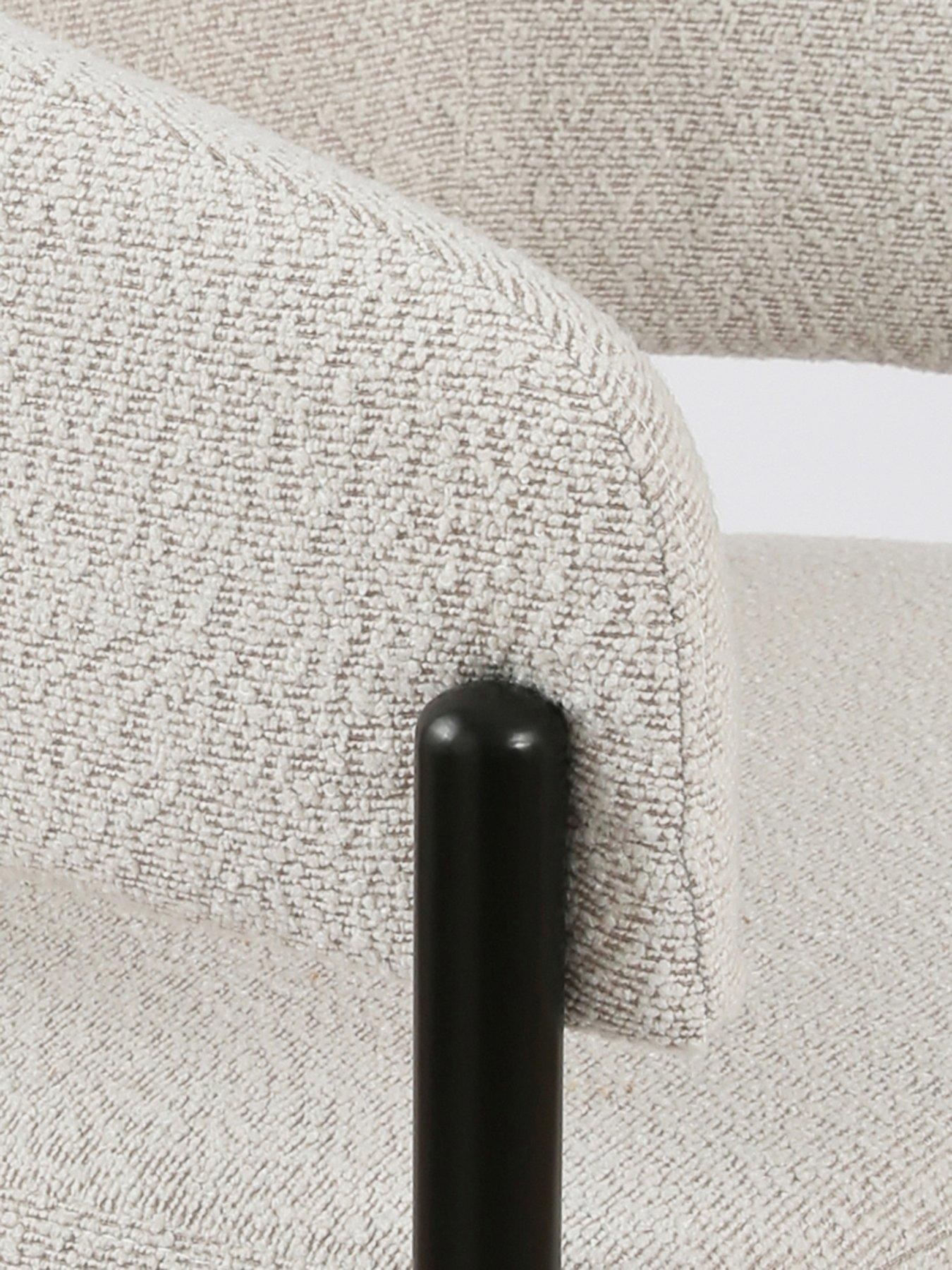 Image 4 of 6 of The Very Collection Romie Pair Of Dining Chairs In Boucle - FSC&reg; Certified