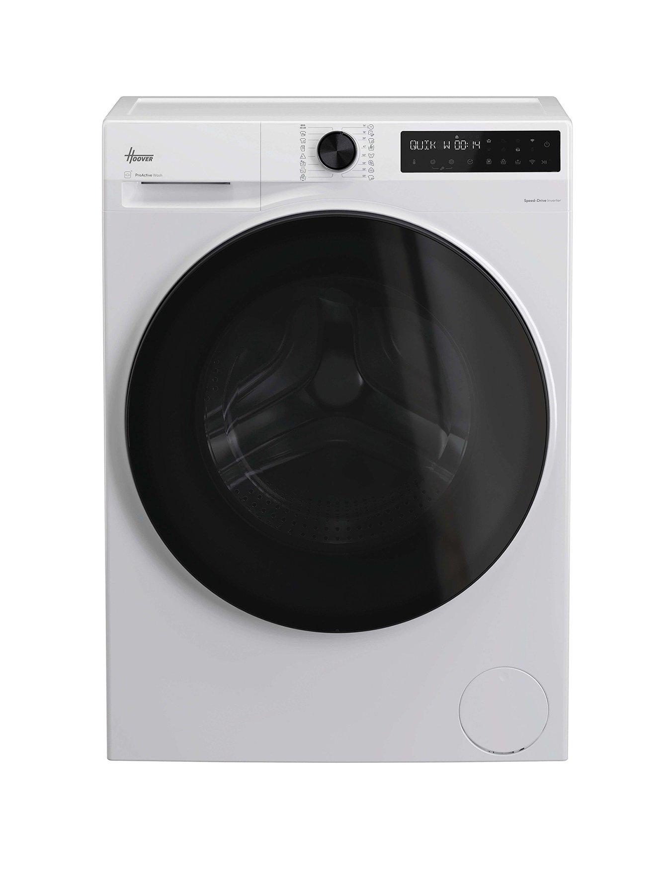 Image 1 of 7 of Hoover Pro Wash Series 5 HBP 49SBL8-80 9kg Washing Machine, A Rated, 1400 rpm, White, Wifi
