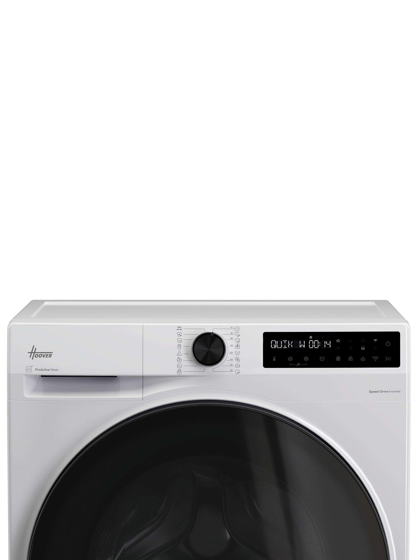 Image 2 of 7 of Hoover Pro Wash Series 5 HBP 49SBL8-80 9kg Washing Machine, A Rated, 1400 rpm, White, Wifi