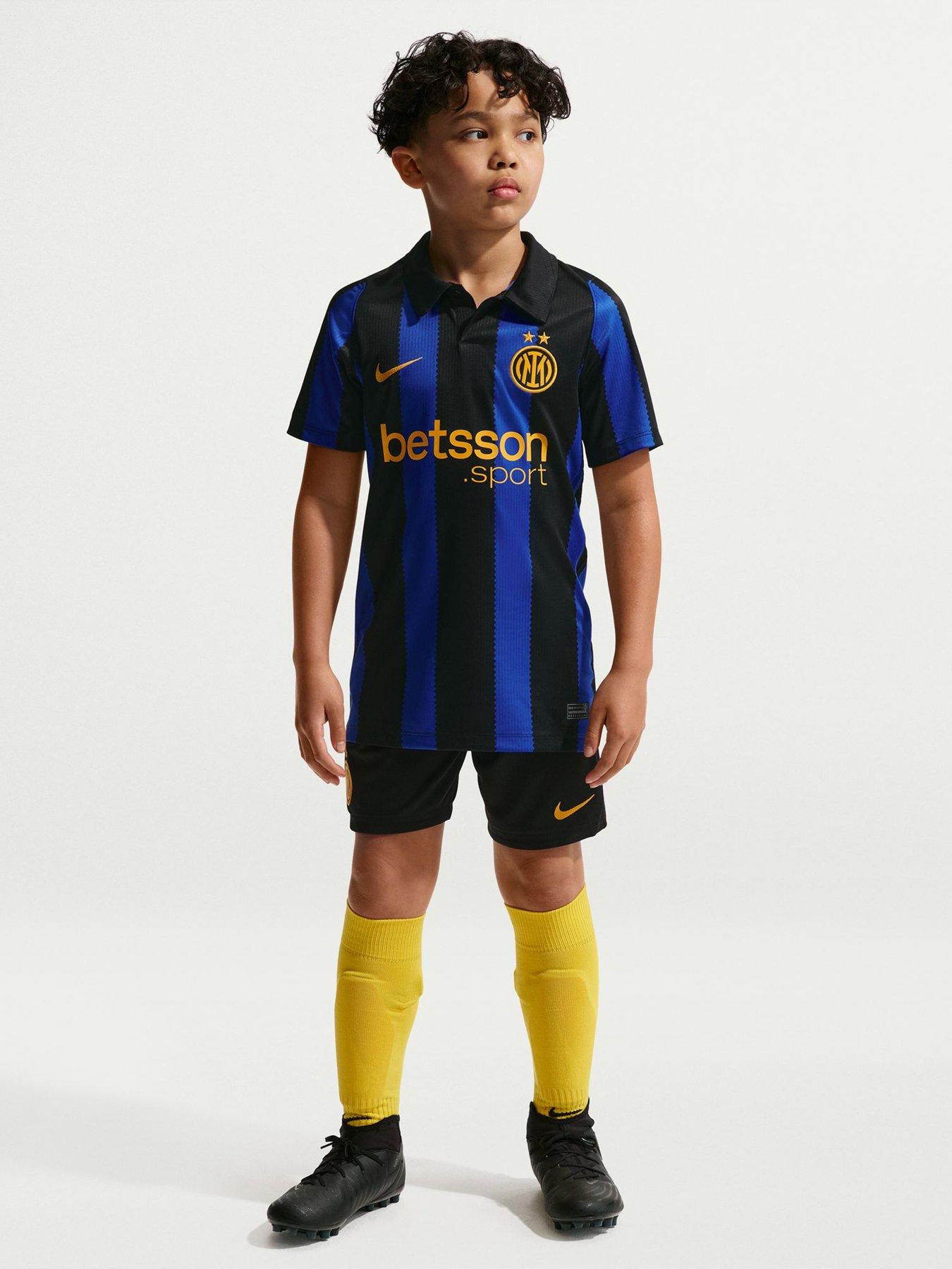 Image 5 of 5 of Nike Junior Inter Milan 26/27 Home Stadium Short Sleeve Shirt - Black/Blue