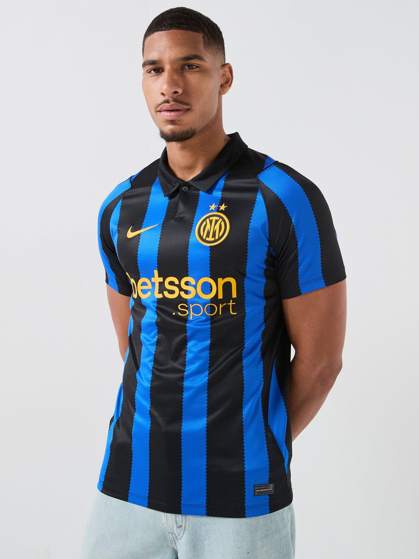 Image 1 of 7 of Nike Mens Inter Milan 26/27 &nbsp;Home Stadium Short Sleeve Shirt - Black/Blue