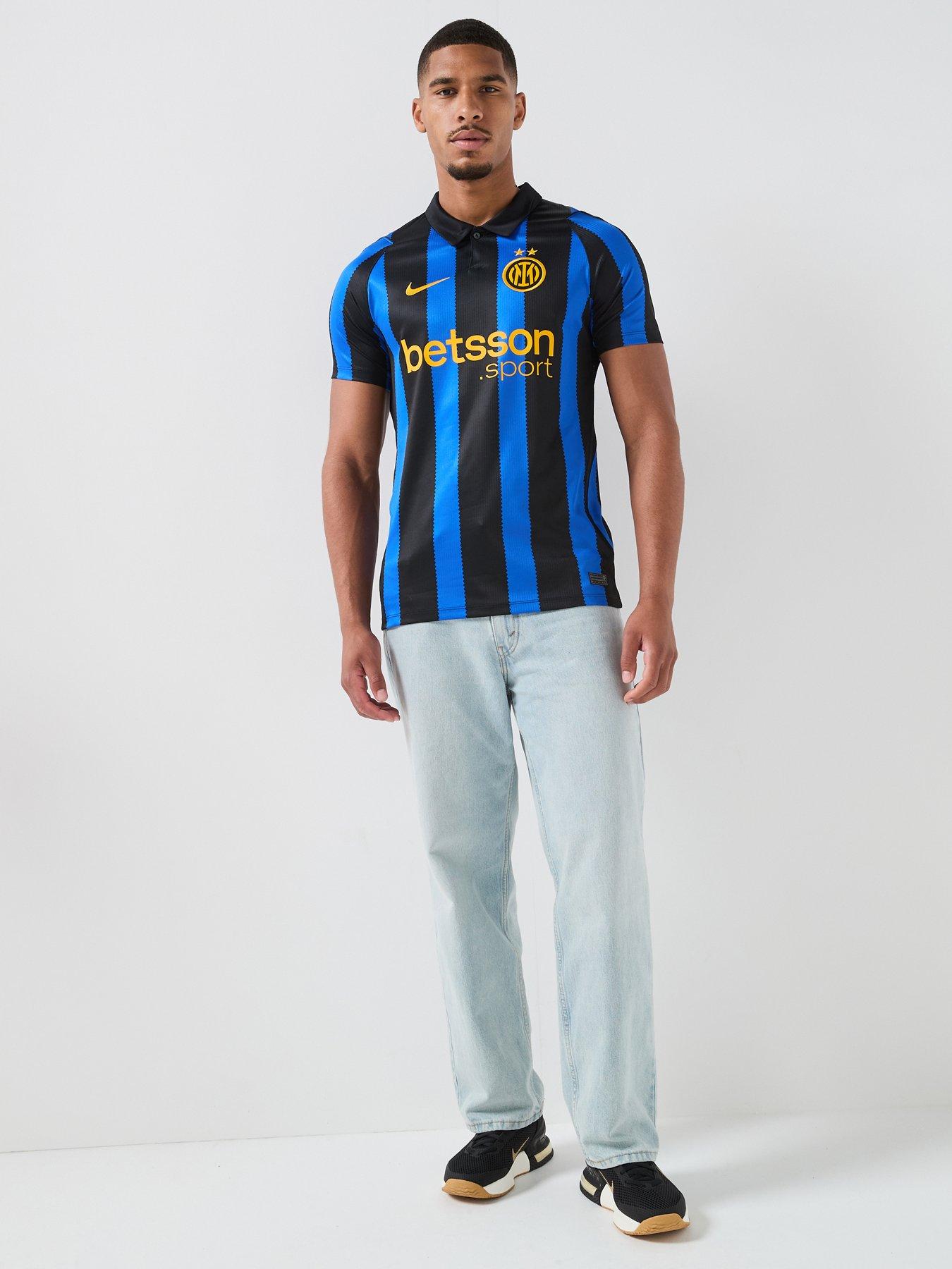 Image 3 of 7 of Nike Mens Inter Milan 26/27 &nbsp;Home Stadium Short Sleeve Shirt - Black/Blue