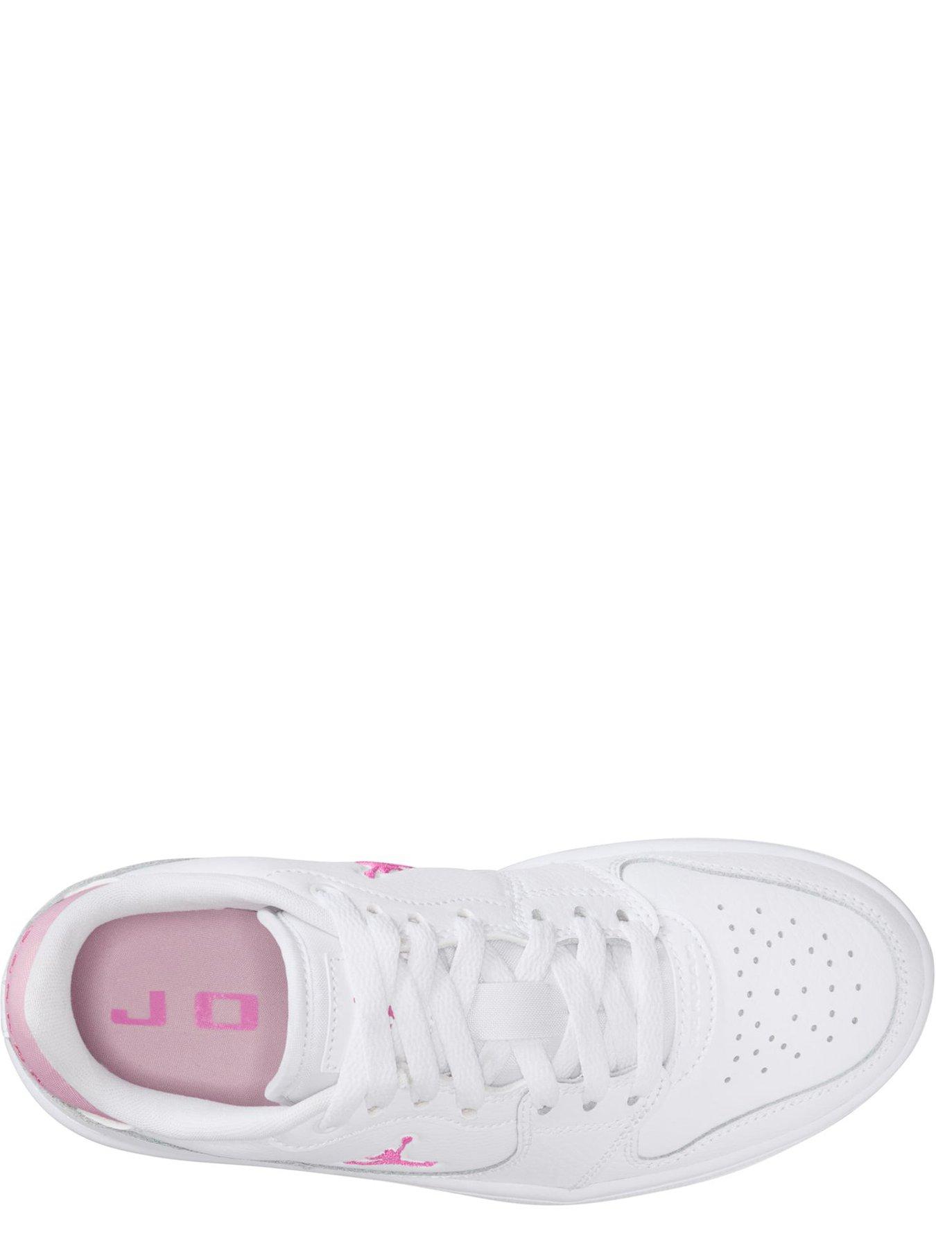 Image 2 of 4 of Jordan Nike Big Kids Access Court Low Shoes - White