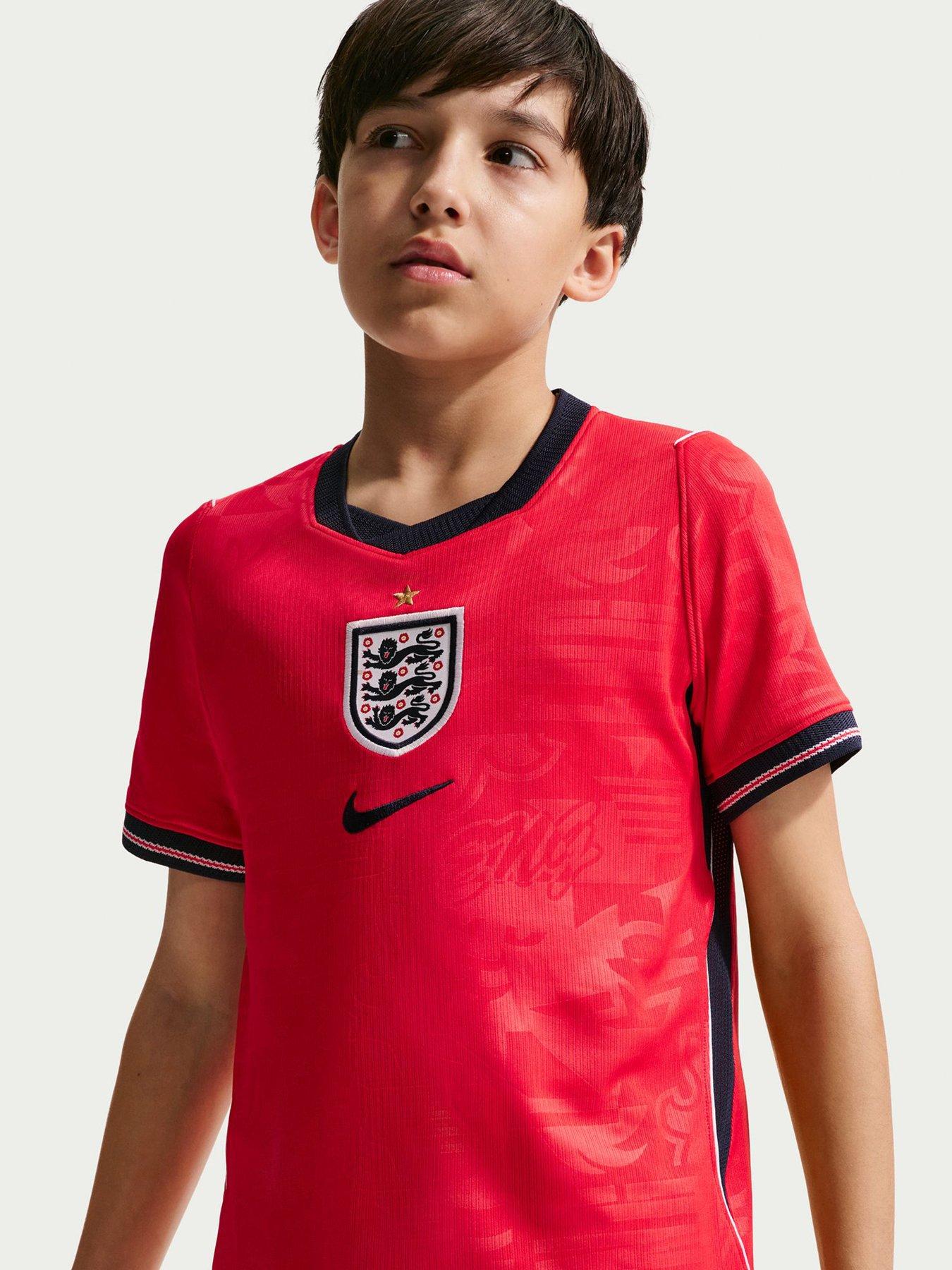 Nike Older Kids England 2026 Dri-FIT Stadium Away Shirt – Red