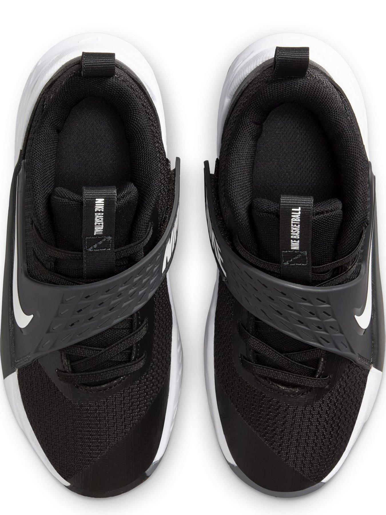 Image 4 of 8 of Nike Big Kids Nike Team Hustle D12 Trainers - Black