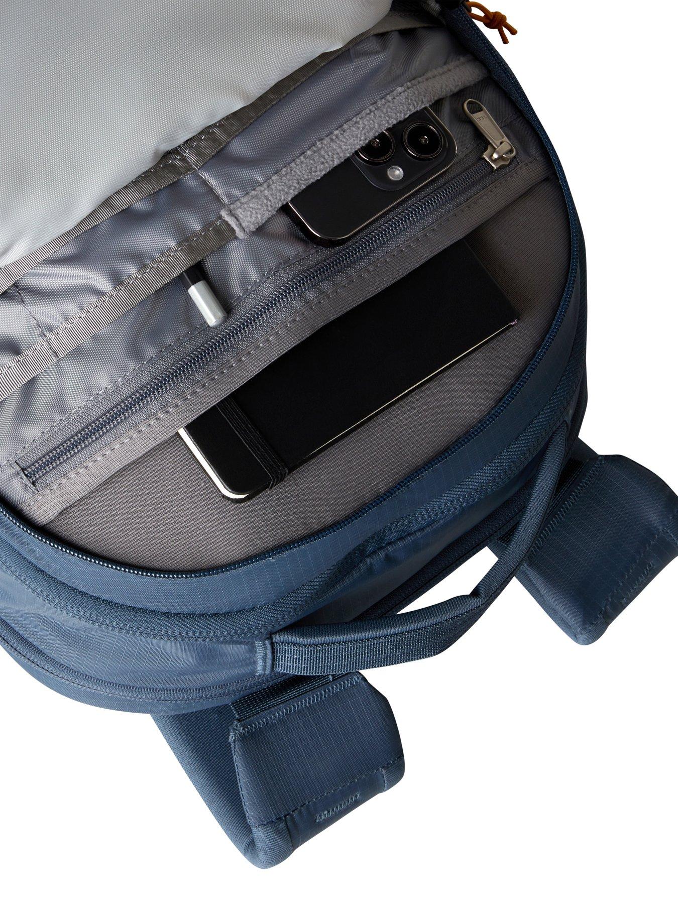  image of the-north-face-borealis-backpack-granite-grey-dust-orange