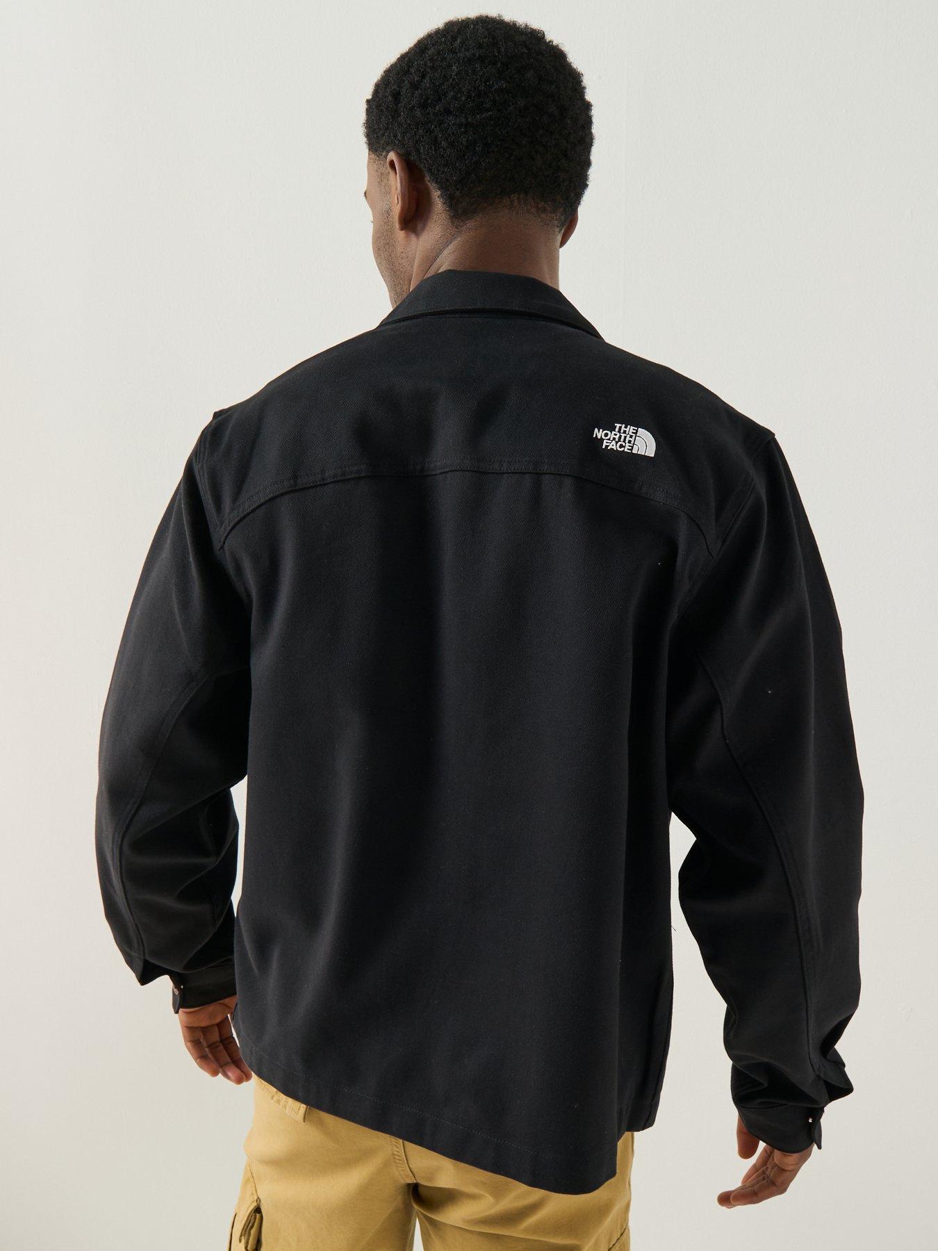 Image 2 of 6 of The North Face Mens Twill Collared Jacket - Black