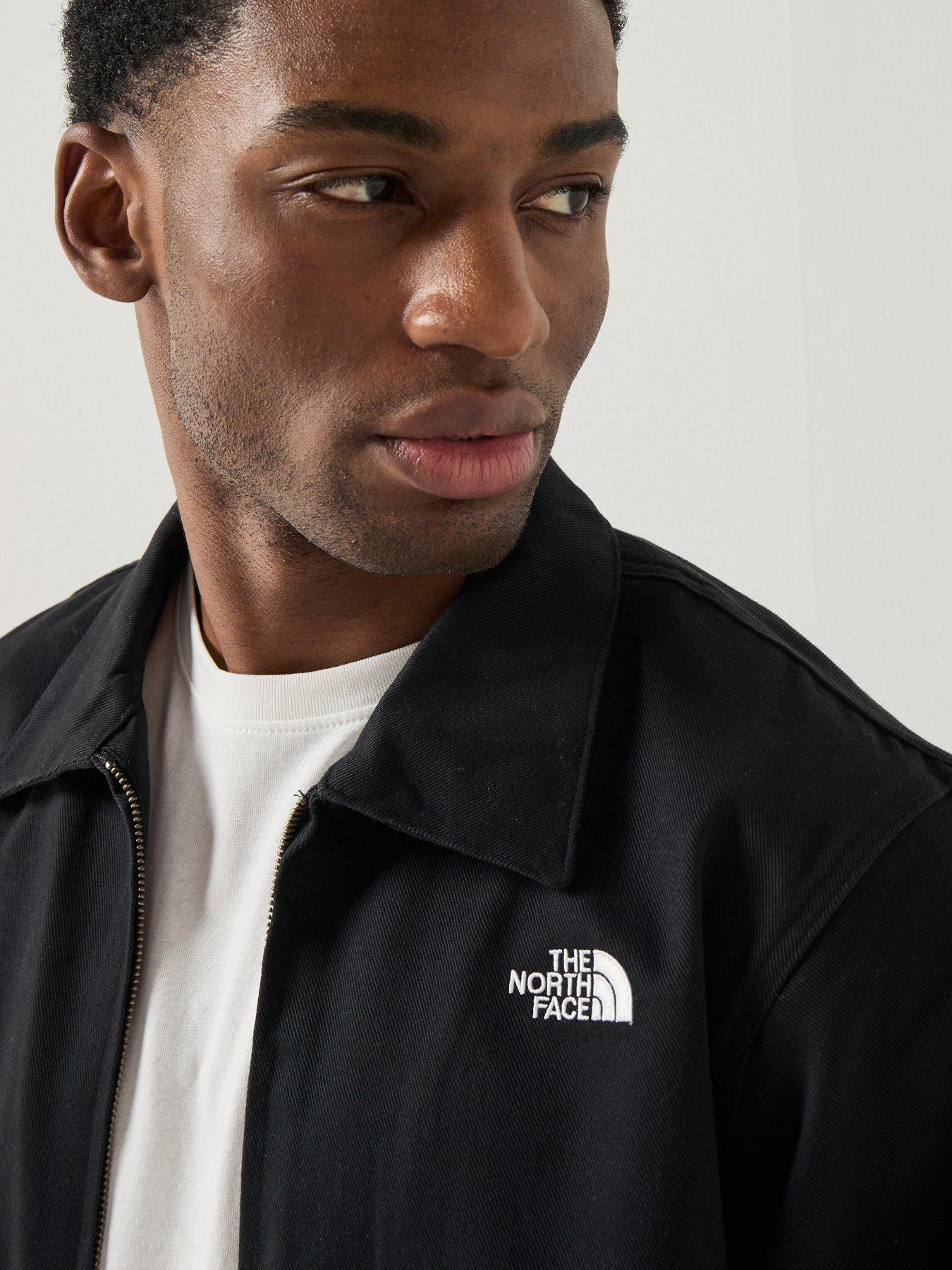 Image 4 of 6 of The North Face Mens Twill Collared Jacket - Black
