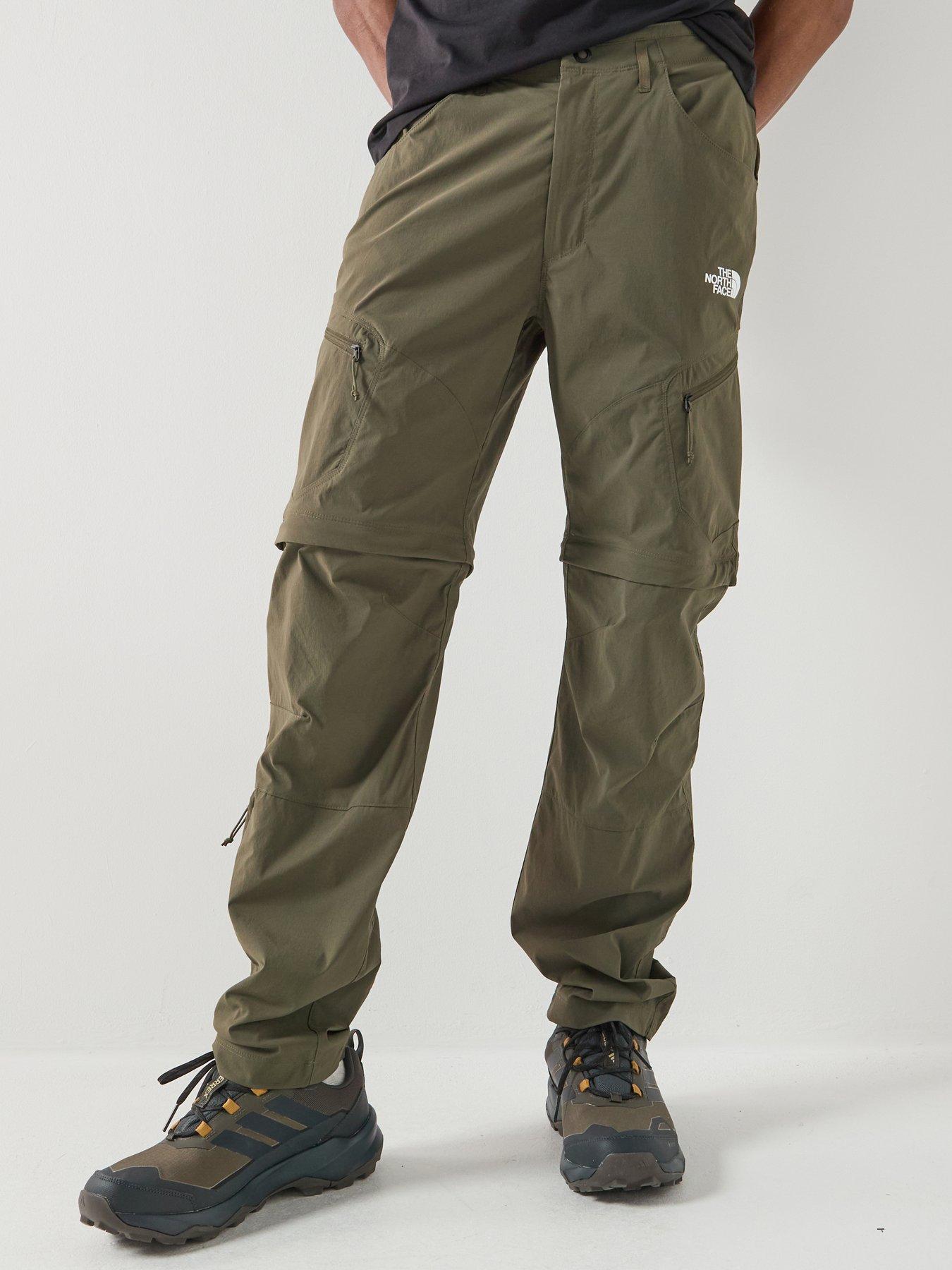 The North Face Mens Exploration Tapered Regular Convertible Trousers - Green