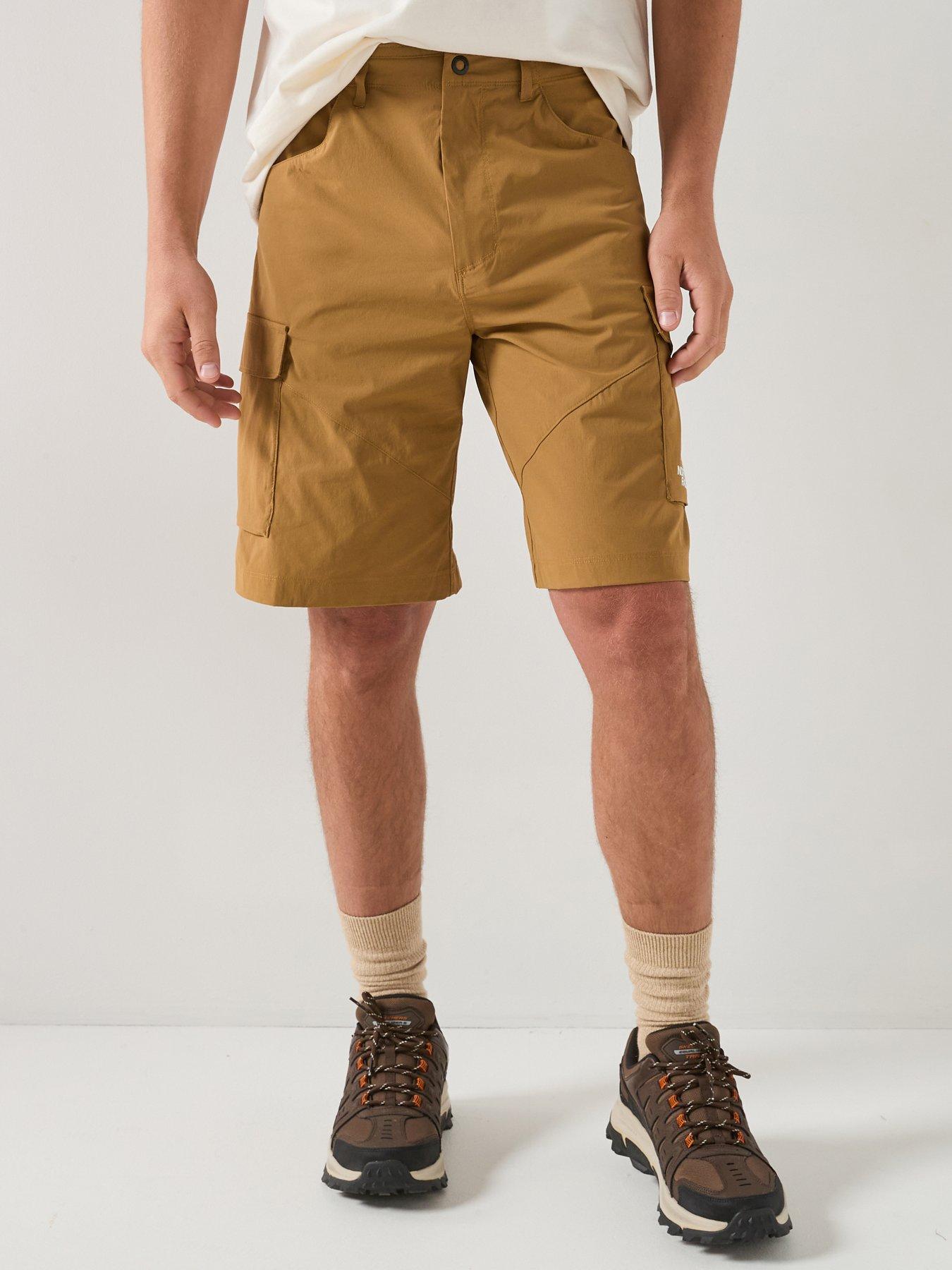 Image 1 of 6 of The North Face Mens Exploration Cargo Shorts - Brown