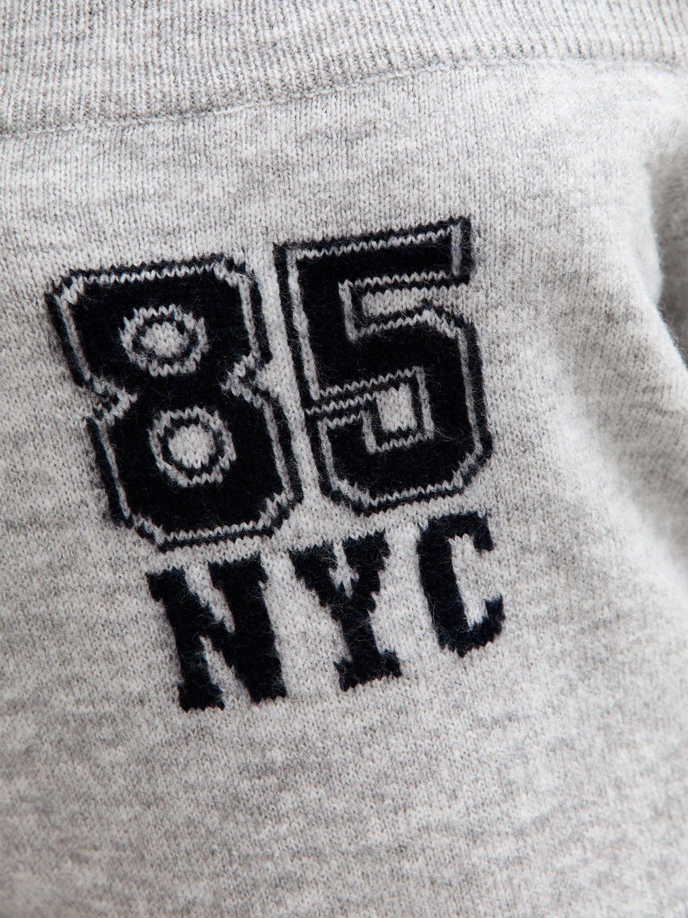  image of new-look-915-girls-grey-85-nyc-bardot-jumper