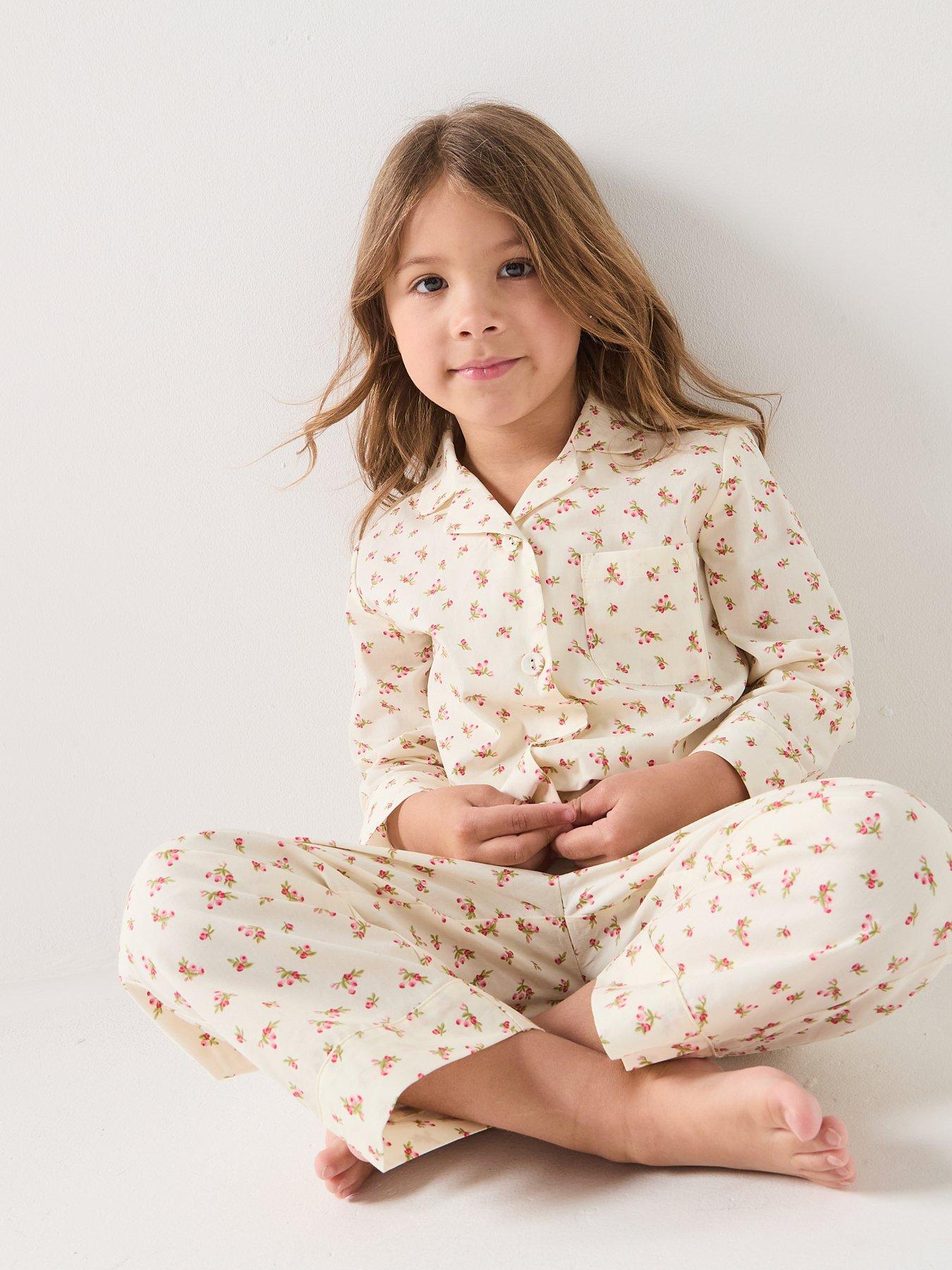 Image 5 of 6 of Michelle Keegan Mini Me&nbsp;Ditsy Print Revere Cotton Pyjamas - Print