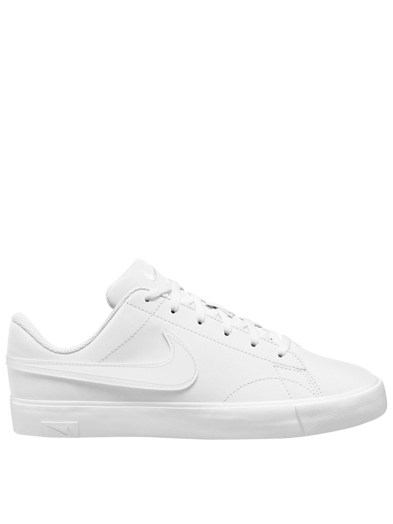 Image 1 of 4 of Nike Big Kids' Tennis Essential Trainers - White