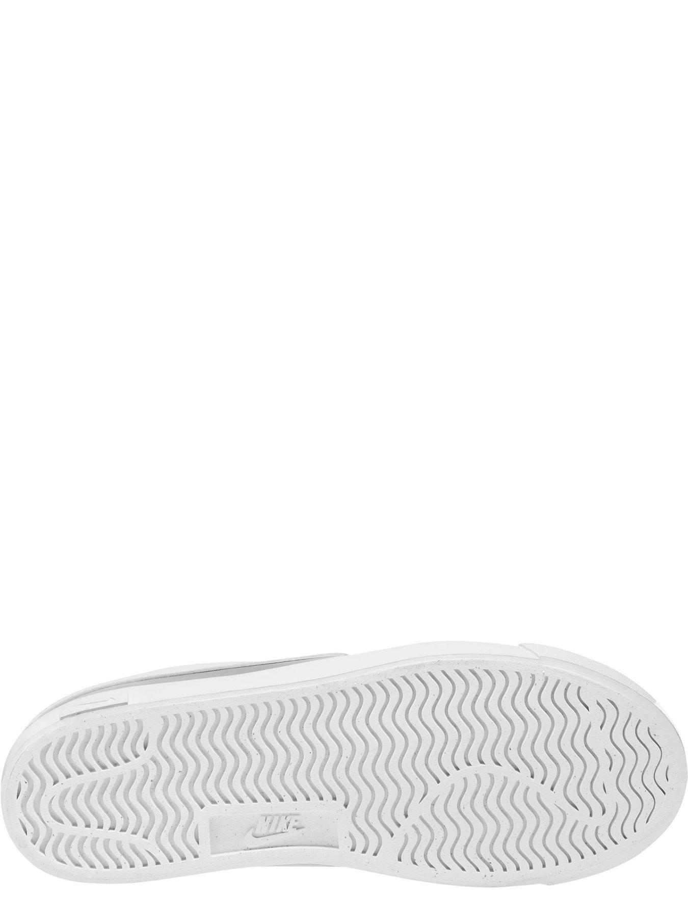 Image 3 of 4 of Nike Big Kids' Tennis Essential Trainers - White