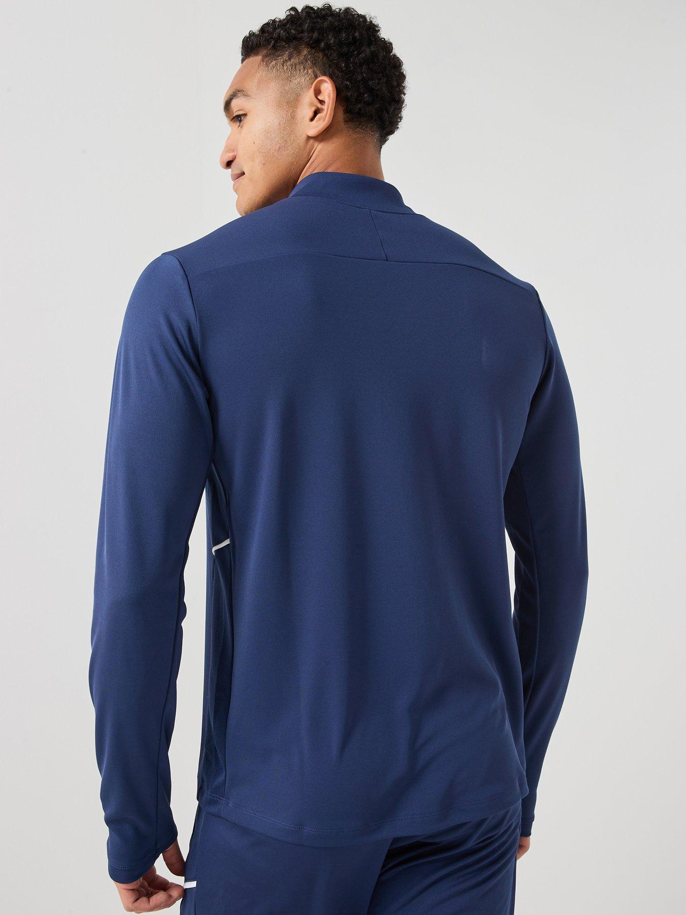 stillFront image of nike-mens-academy-25-drill-top-navy