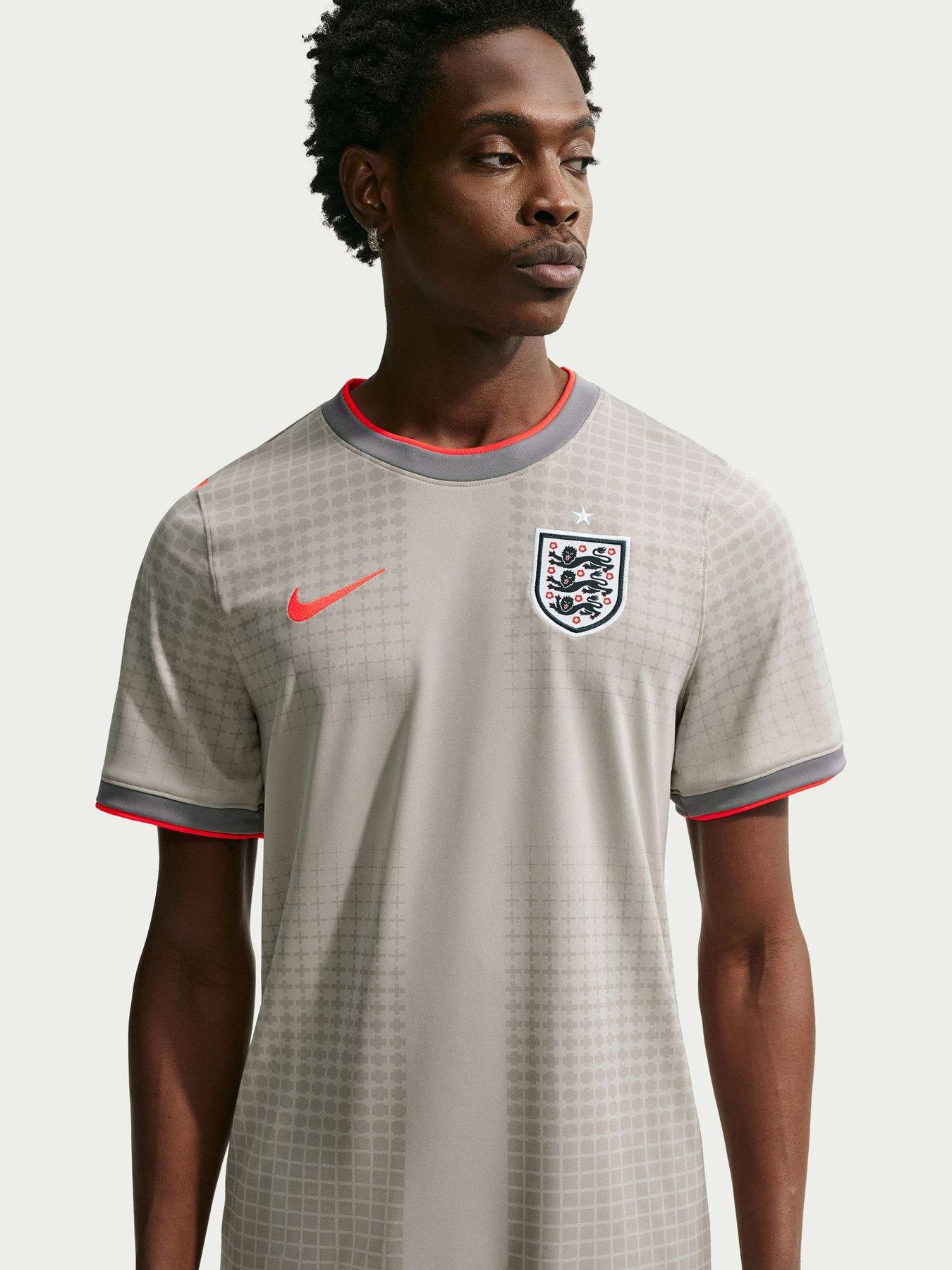 Image 1 of 5 of Nike Mens England X Palace Pre Match Top - Grey&nbsp;