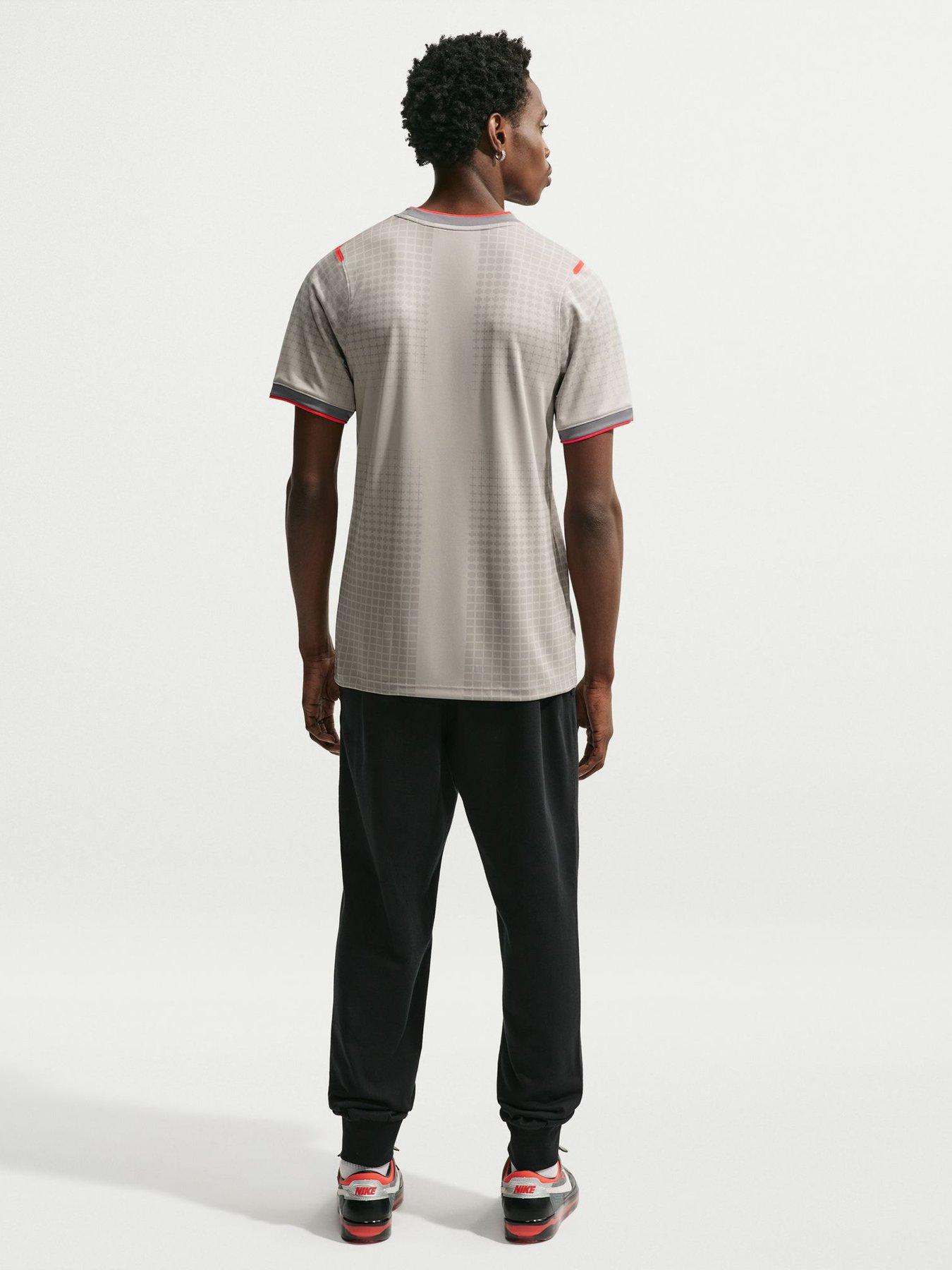 Image 5 of 5 of Nike Mens England X Palace Pre Match Top - Grey&nbsp;