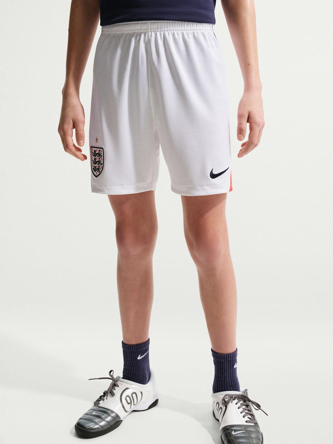 Nike Older Kids England 2026 Dri-FIT Stadium Home Shorts – White