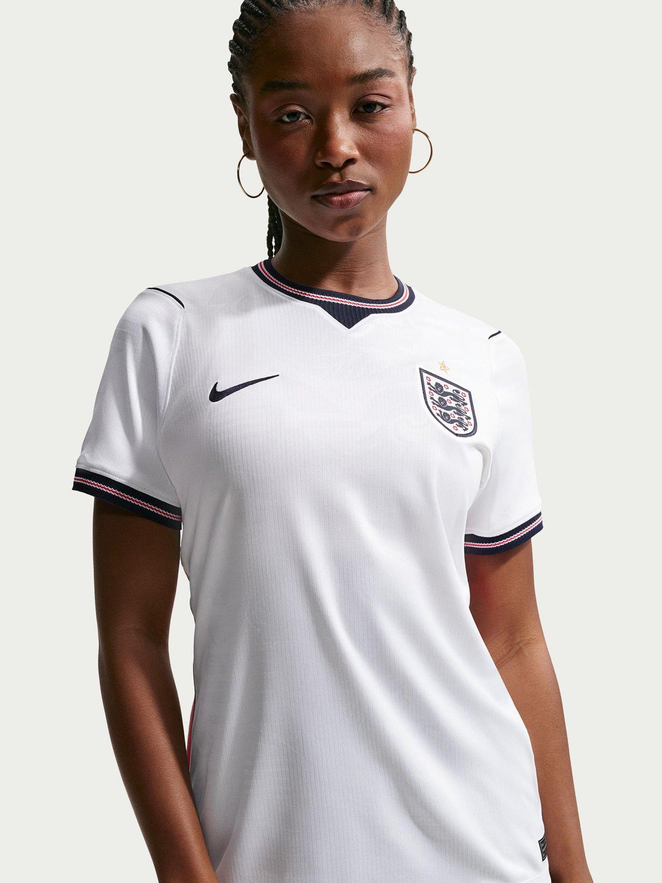 Nike Women’s England 2026 Dri-FIT Stadium Home Shirt – White