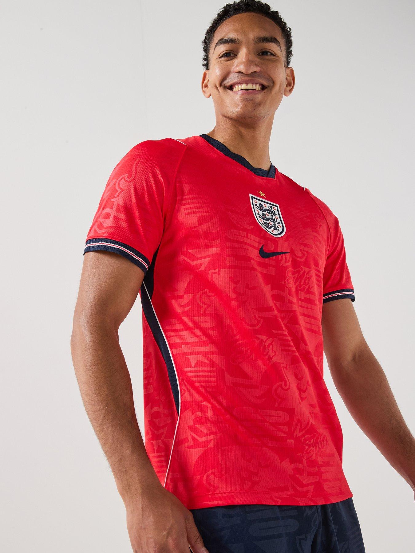 Nike Men’s England 2026 Dri-FIT Stadium Away Shirt – Red