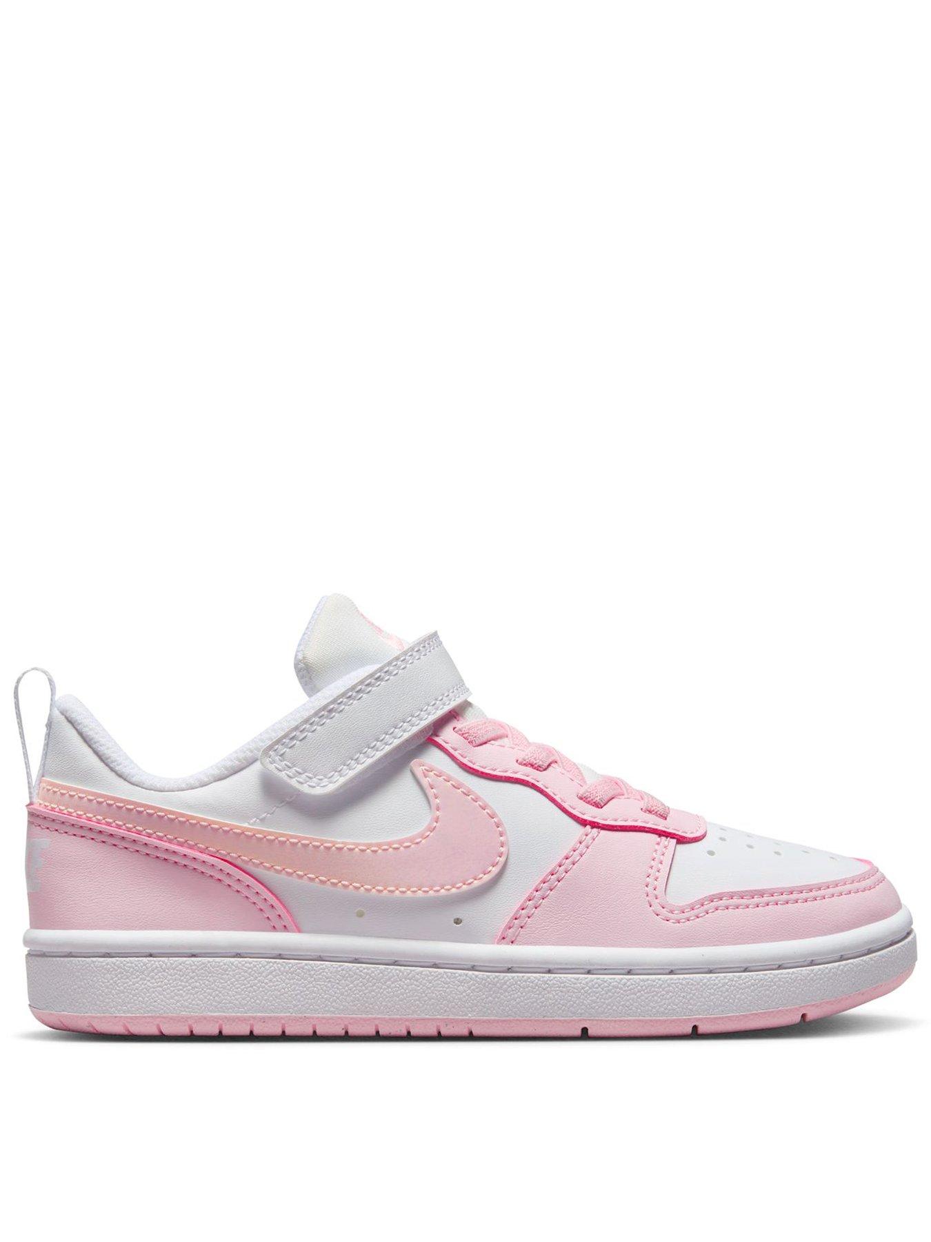 Nike Little Kids' Court Borough Low Recraft Shoes - White